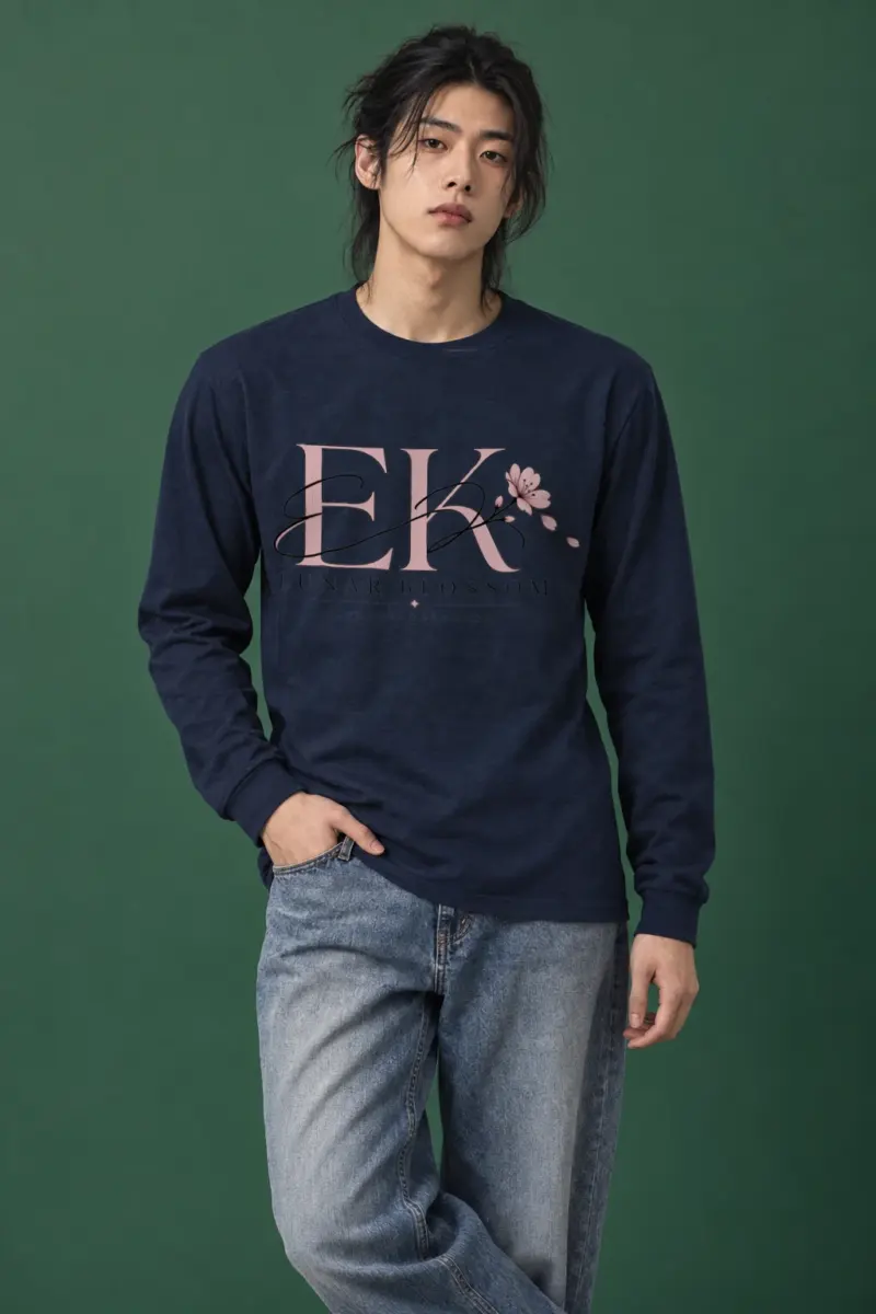 "Lunar Blossom" Unisex Longsleeve T-shirt