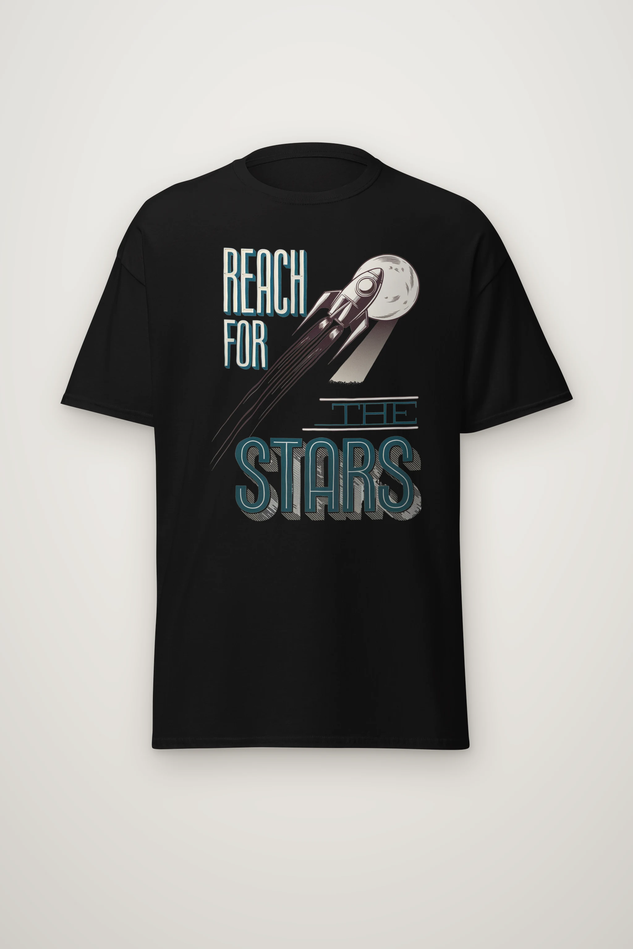 "Lunar Departure" Heavyweight Unisex Crewneck T-shirt