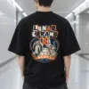 "Lunar Errand 08" Men's Oversized Heavyweight Crewneck T-Shirt