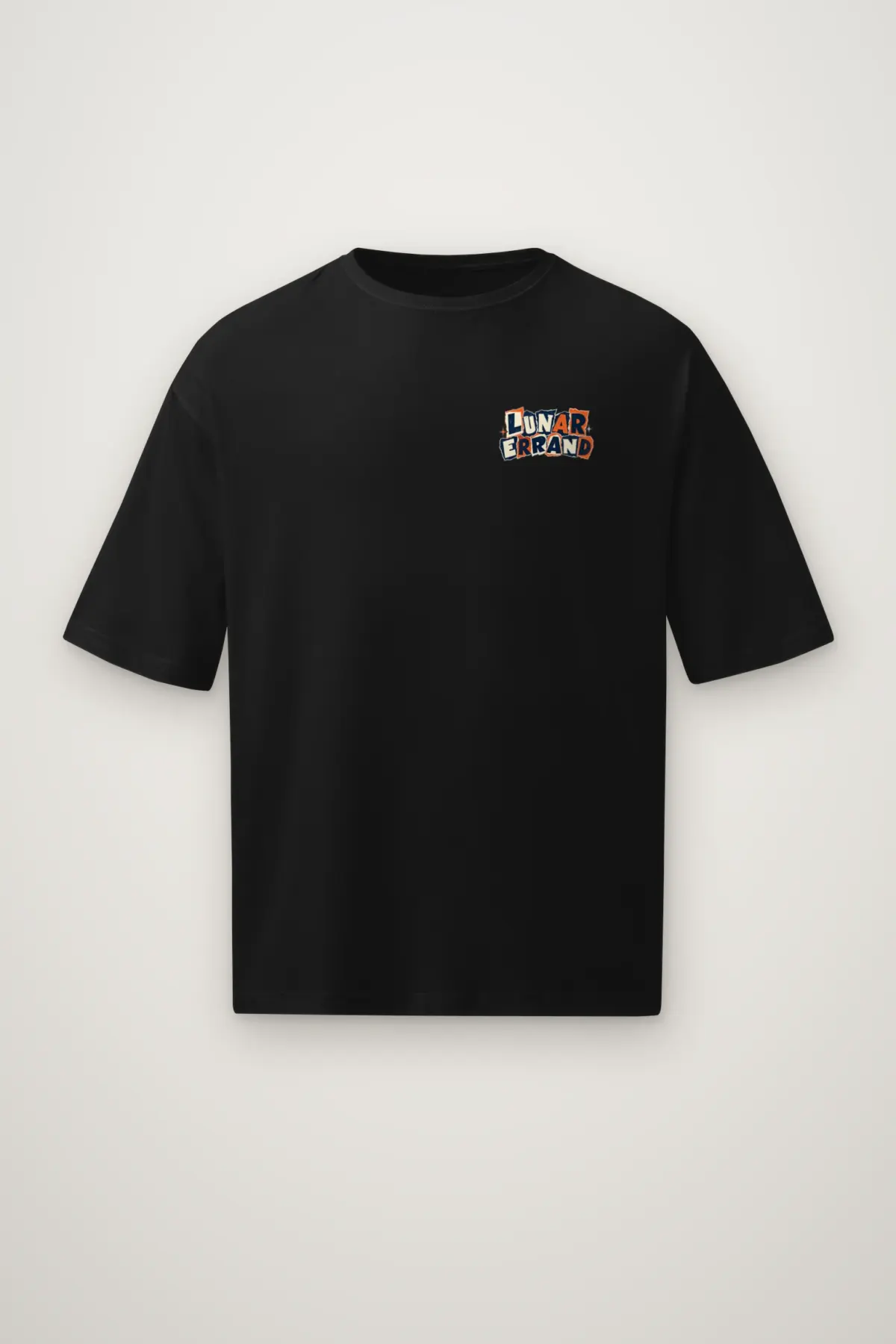 "Lunar Errand 08" Men's Oversized Heavyweight Crewneck T-Shirt