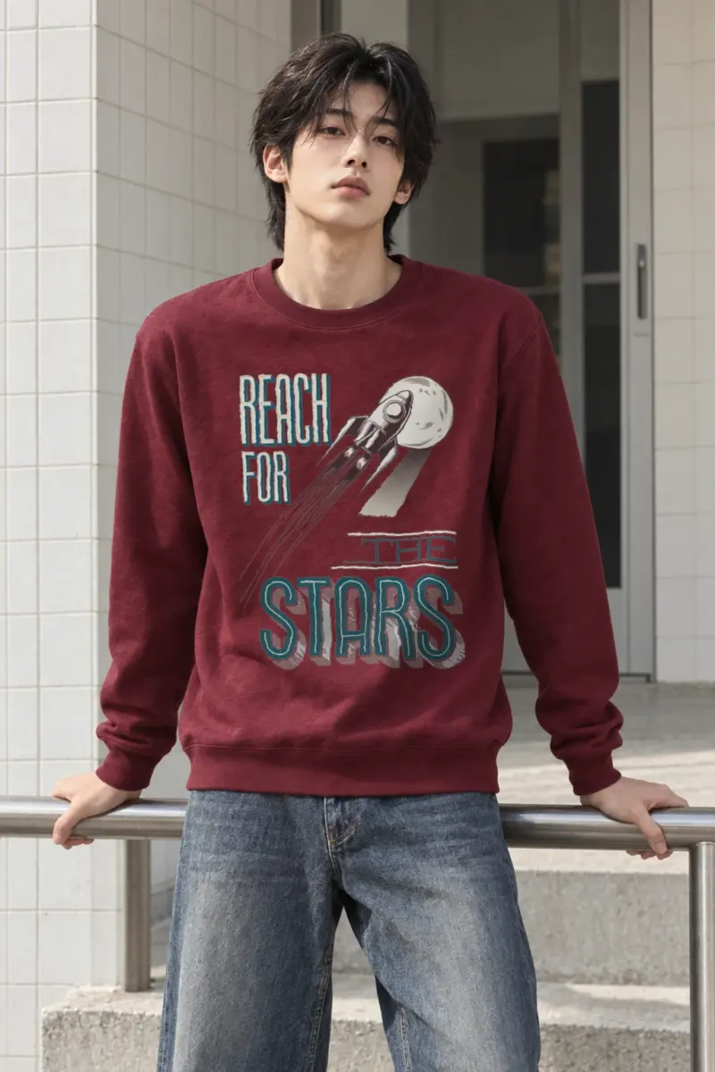 "Lunar Launch" Heavy Blend Unisex Crewneck Sweatshirt