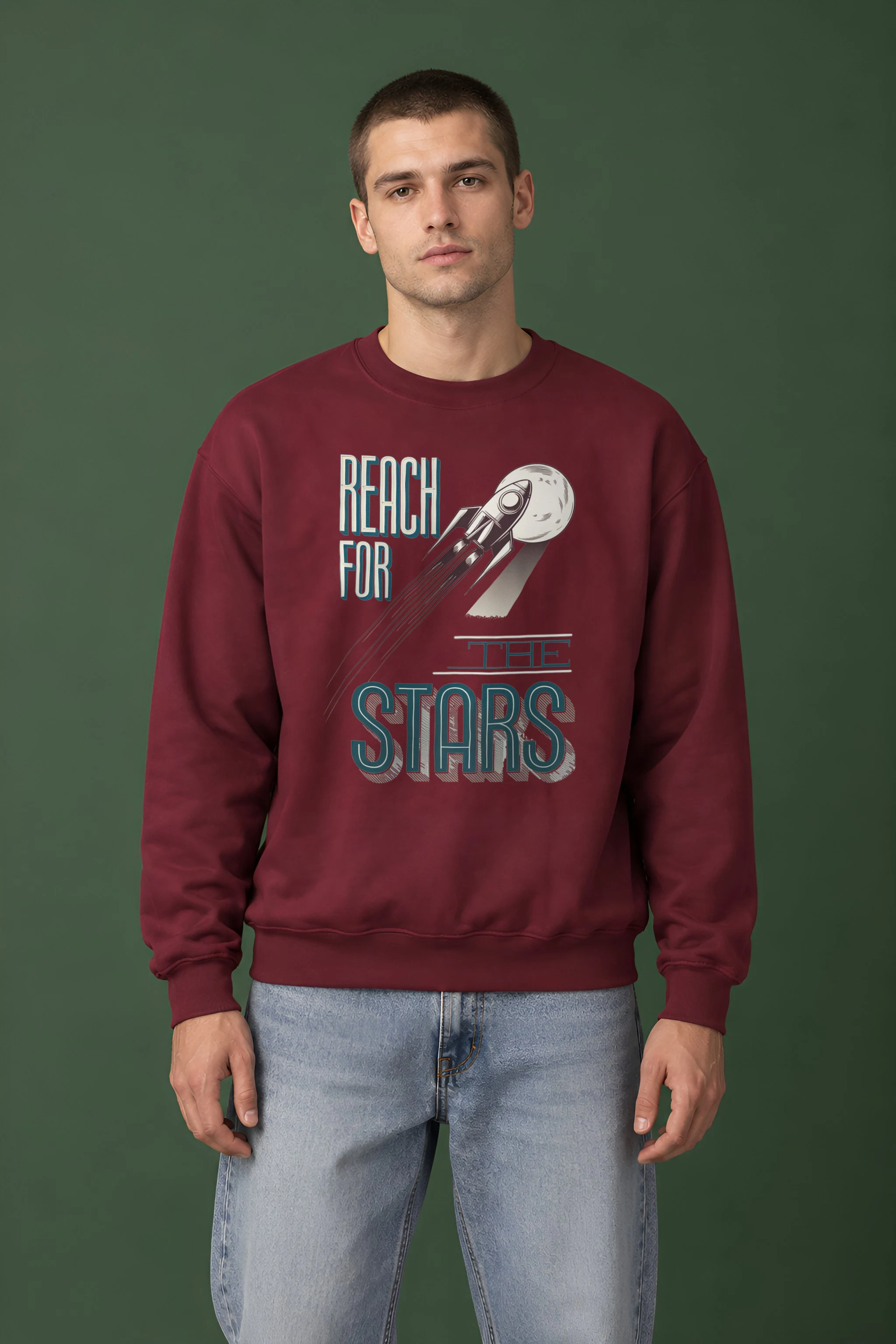 "Lunar Launch" 1 Crewneck Sweatshirt