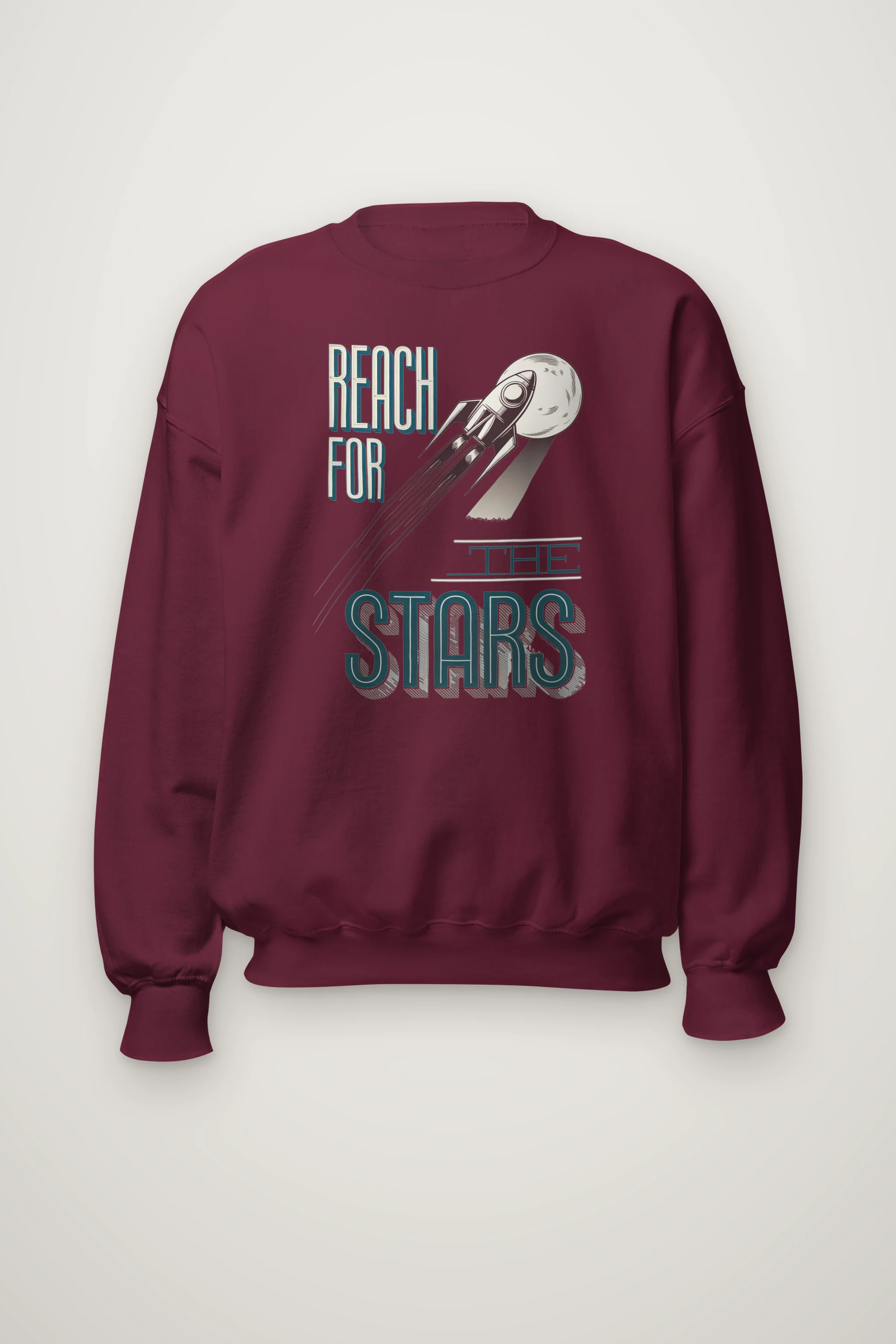 "Lunar Launch" Heavy Blend Unisex Crewneck Sweatshirt