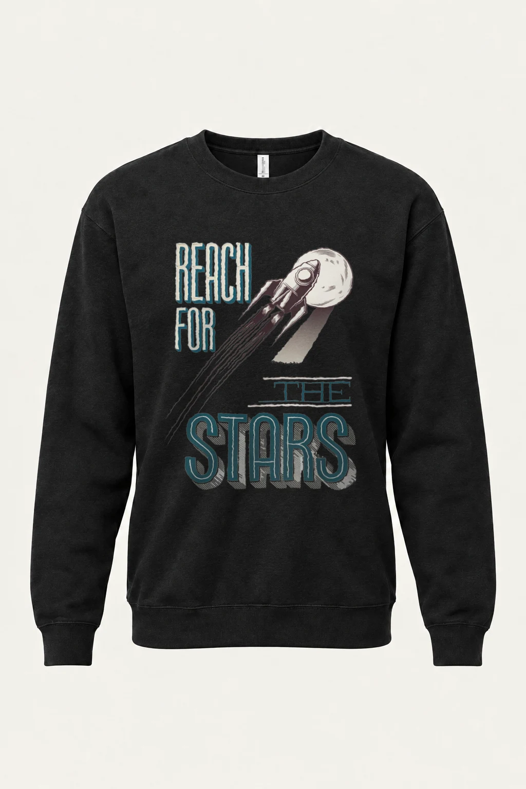"Lunar Launch" Heavy Blend Unisex Crewneck Sweatshirt | Gildan 18000