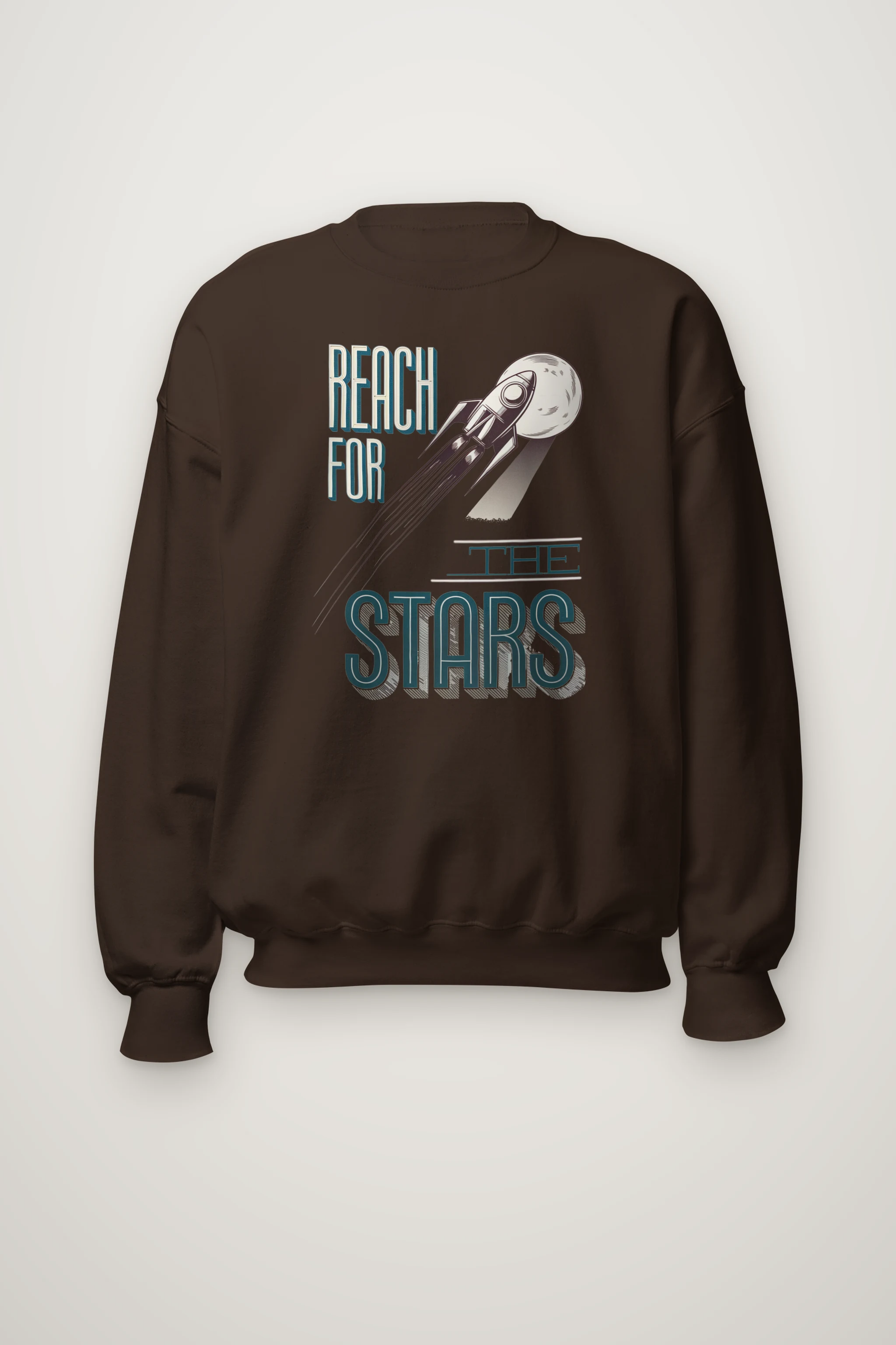 "Lunar Launch" Heavy Blend Unisex Crewneck Sweatshirt