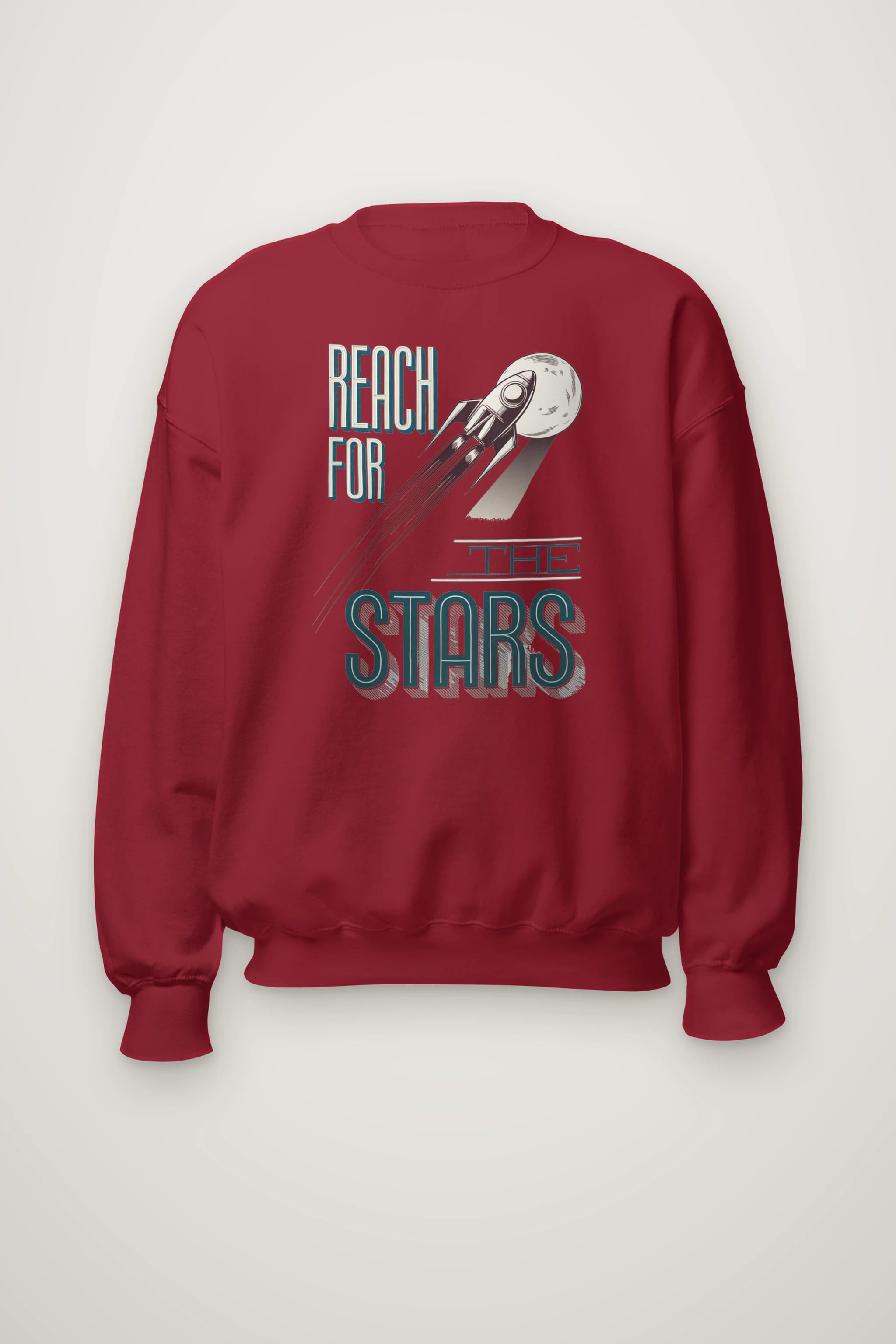 "Lunar Launch" Heavy Blend Unisex Crewneck Sweatshirt