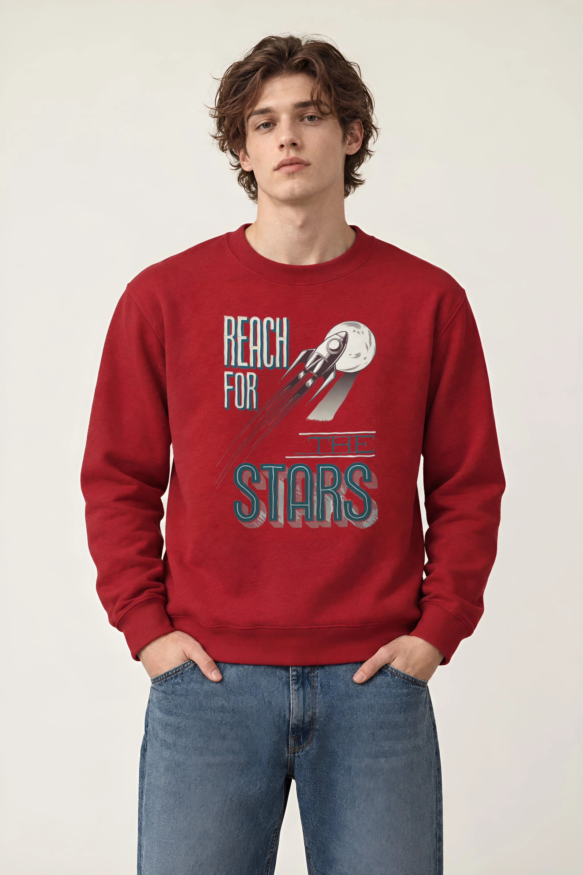 "Lunar Launch" 1 Crewneck Sweatshirt
