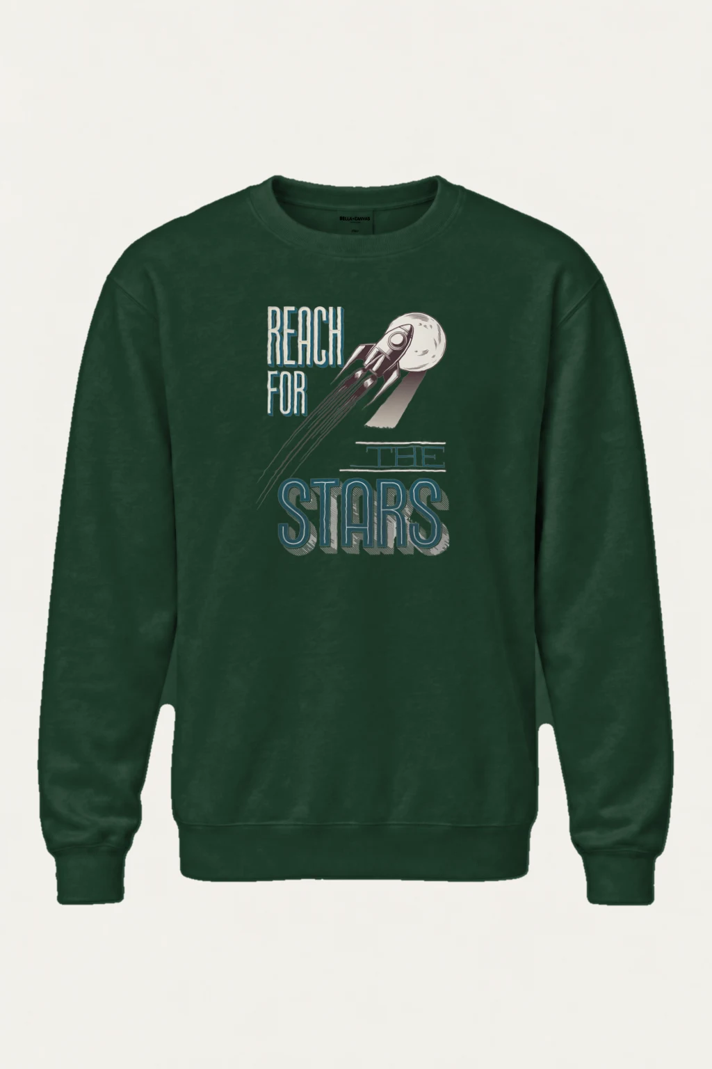 "Lunar Launch" Heavy Blend Unisex Crewneck Sweatshirt | Gildan 18000