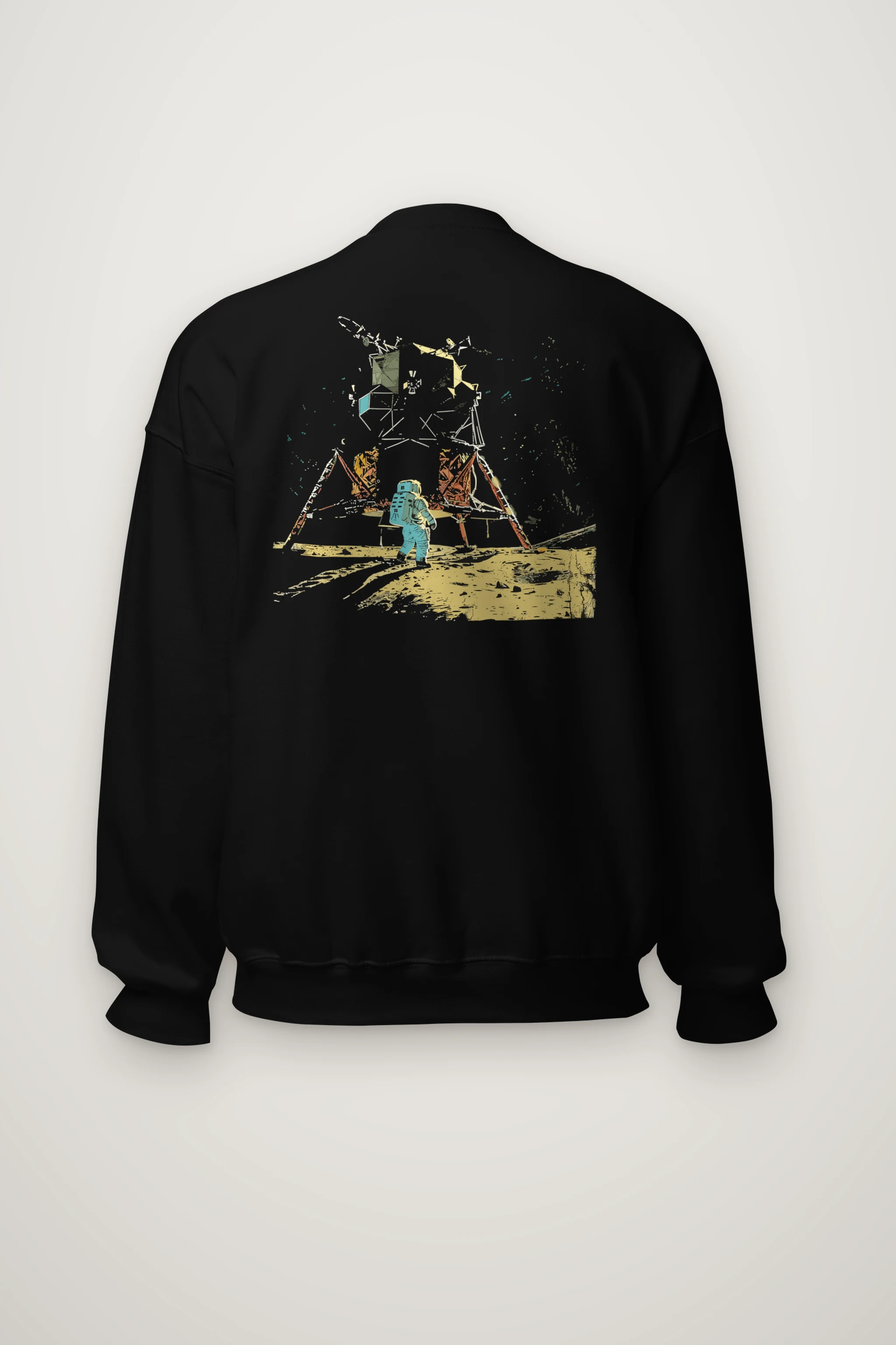 "Lunar Wreck Explorer" Heavy Blend Unisex Crewneck Sweatshirt