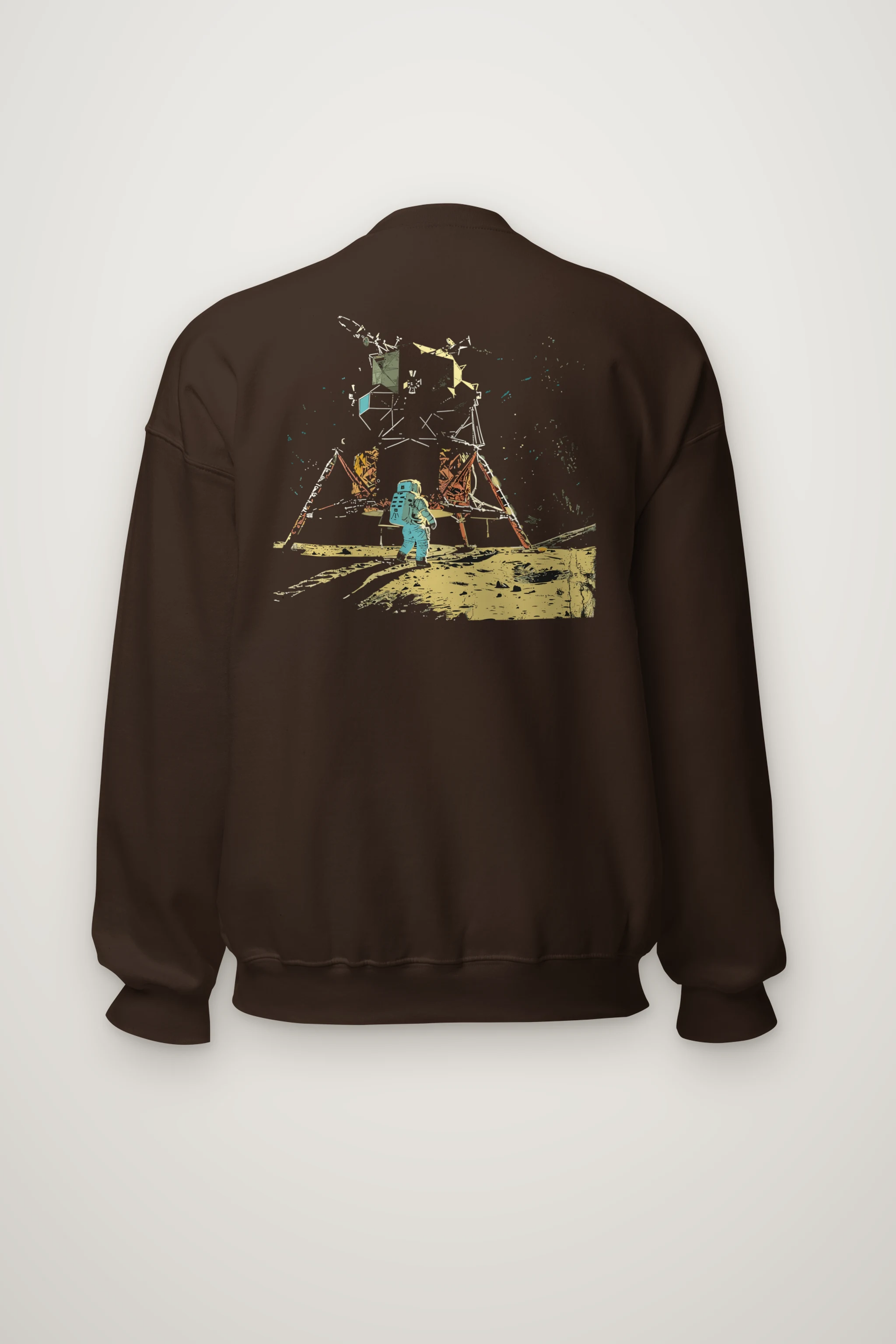 "Lunar Wreck Explorer" Heavy Blend Unisex Crewneck Sweatshirt