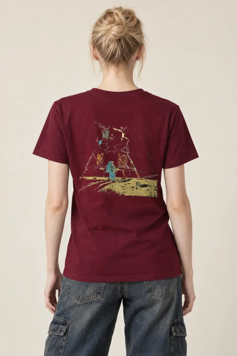 "Lunar Wreck Explorer" Heavyweight Unisex Crewneck T-shirt