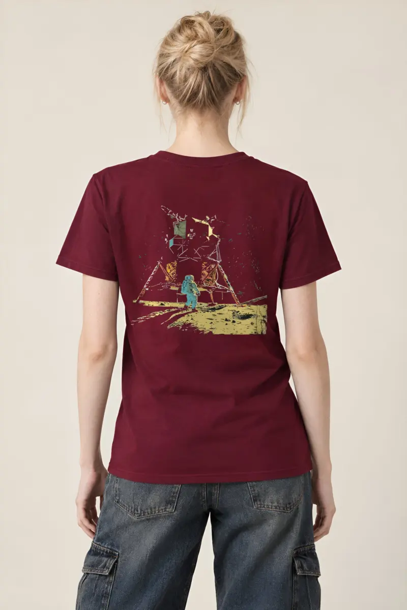 "Lunar Wreck Explorer" Heavyweight Unisex Crewneck T-shirt