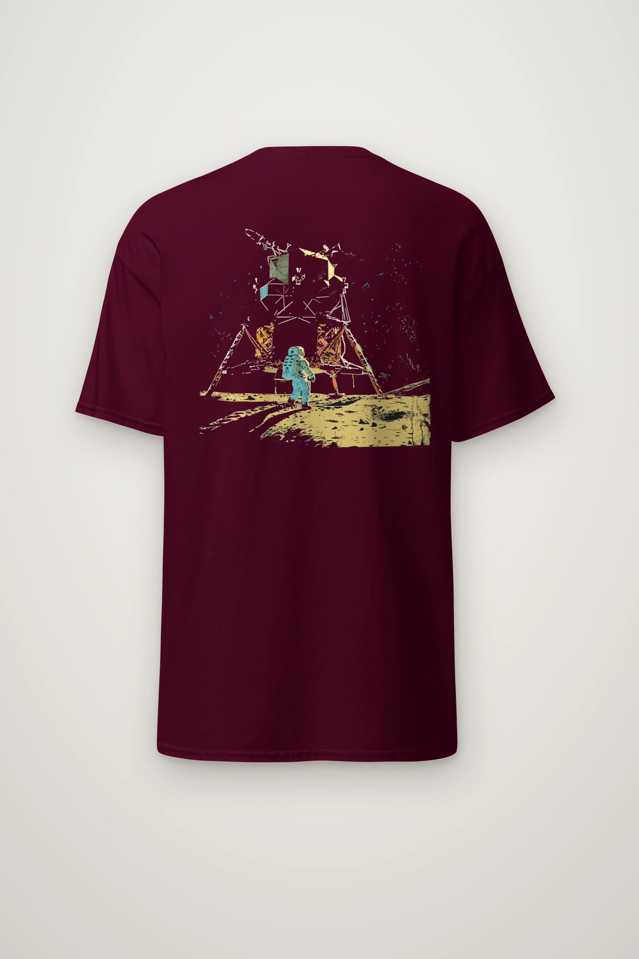 "Lunar Wreck Explorer" Heavyweight Unisex Crewneck T-shirt