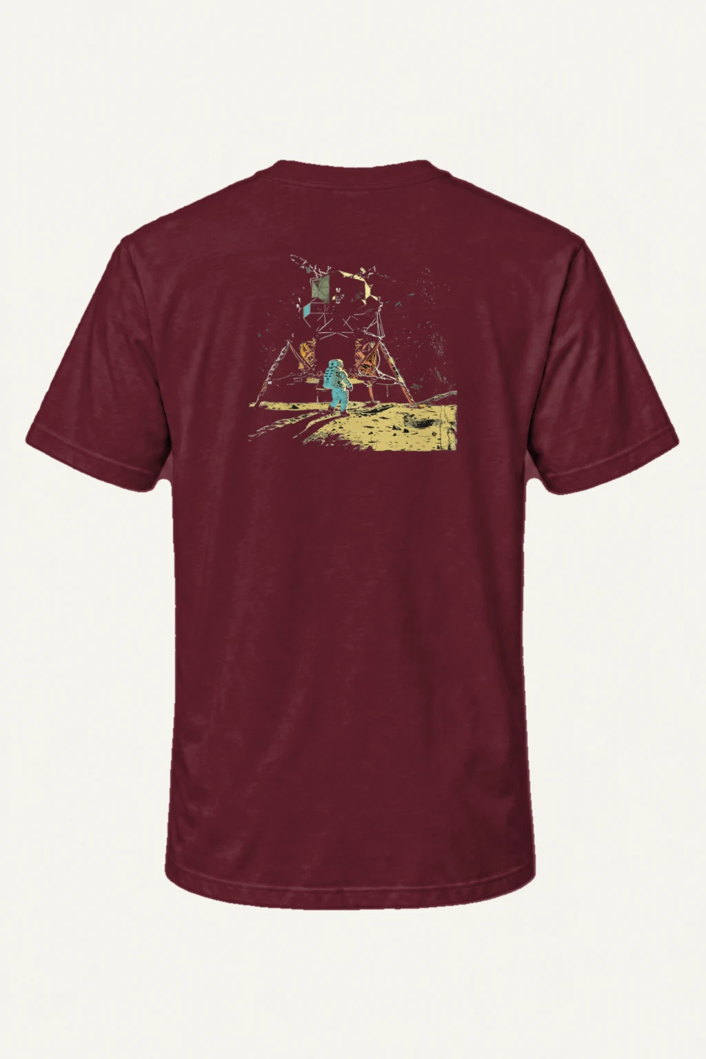"Lunar Wreck Explorer" Heavyweight Unisex Crewneck T-shirt | Gildan 5000