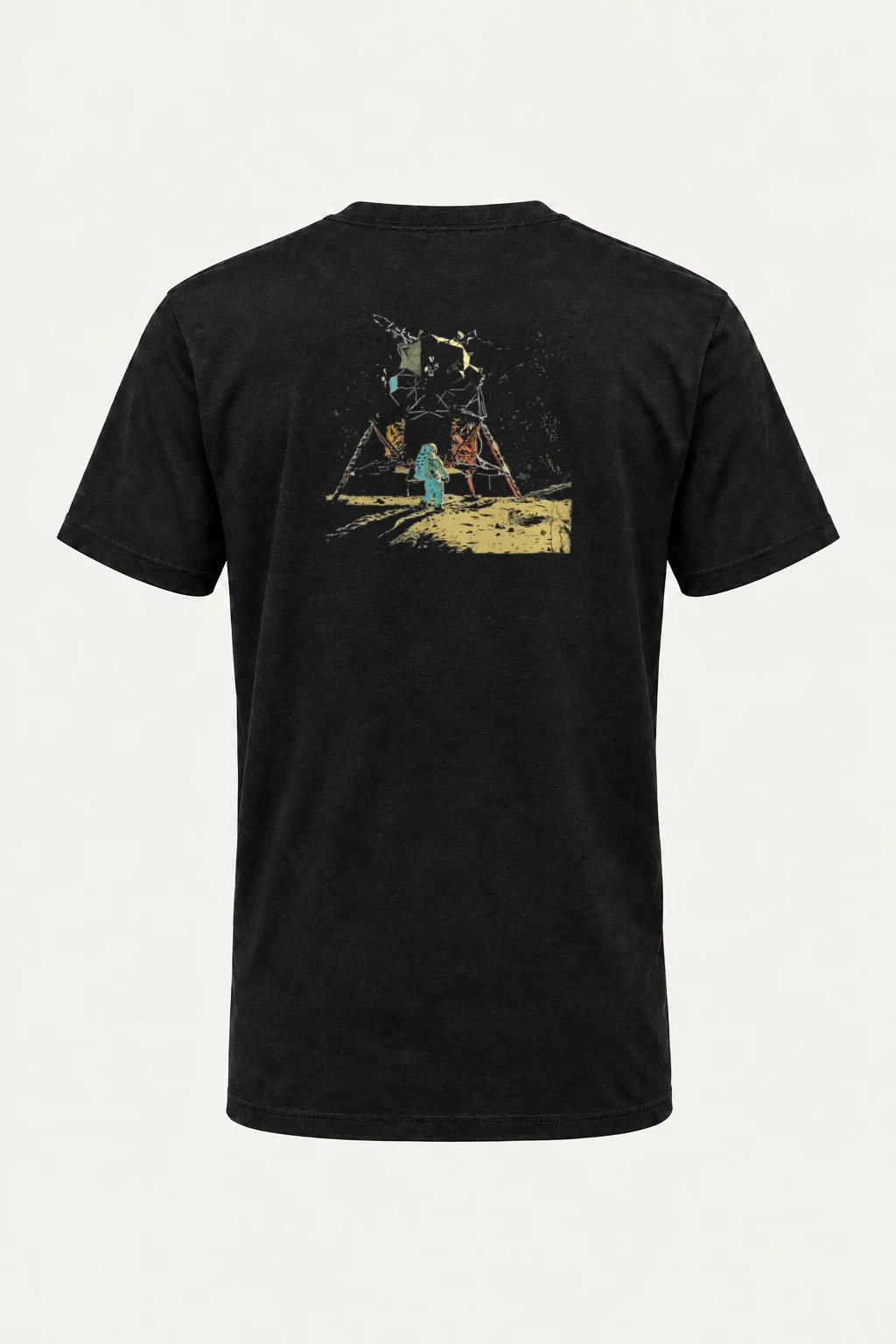 "Lunar Wreck Explorer" Heavyweight Unisex Crewneck T-shirt | Gildan 5000