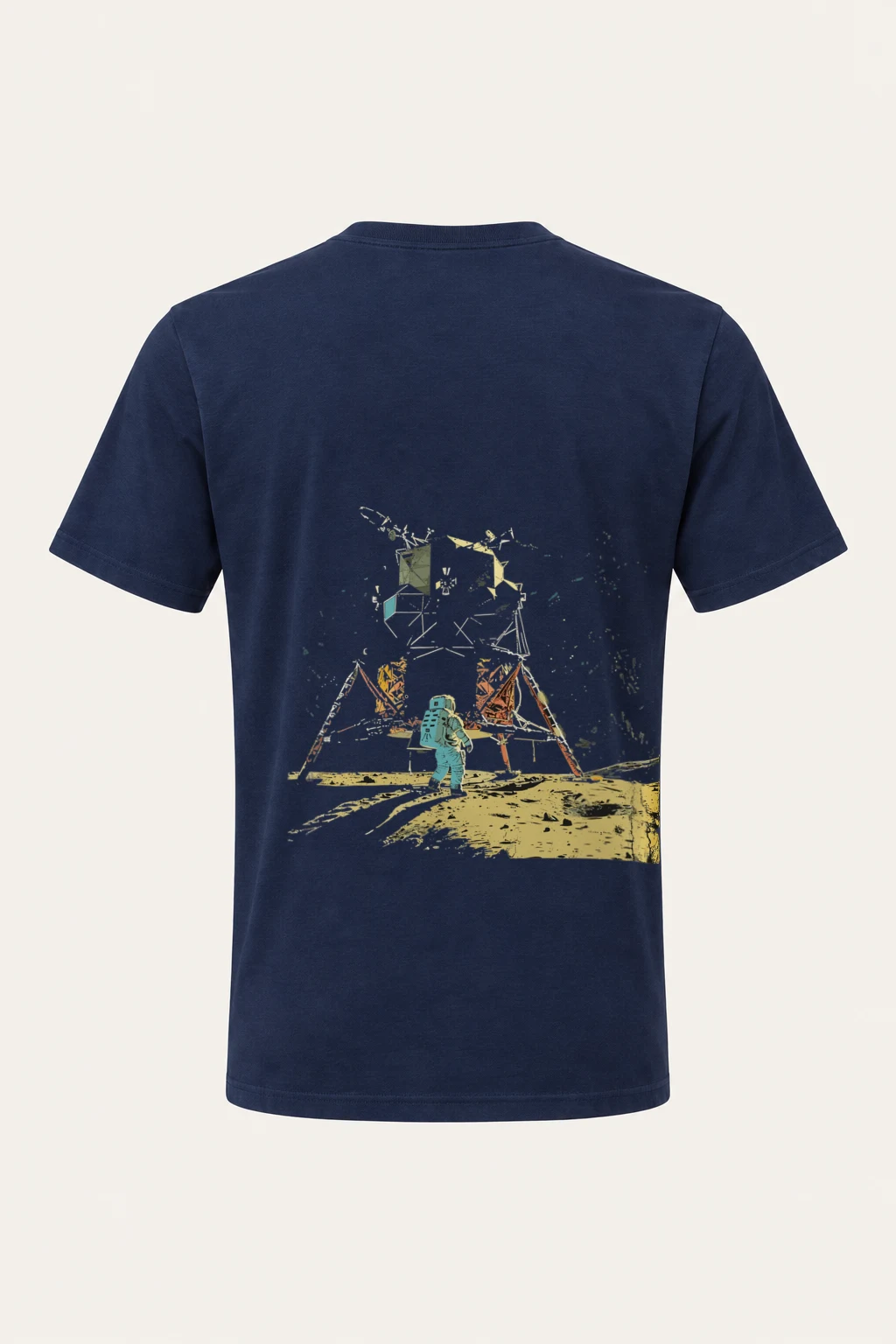 "Lunar Wreck Explorer" Heavyweight Unisex Crewneck T-shirt | Gildan 5000