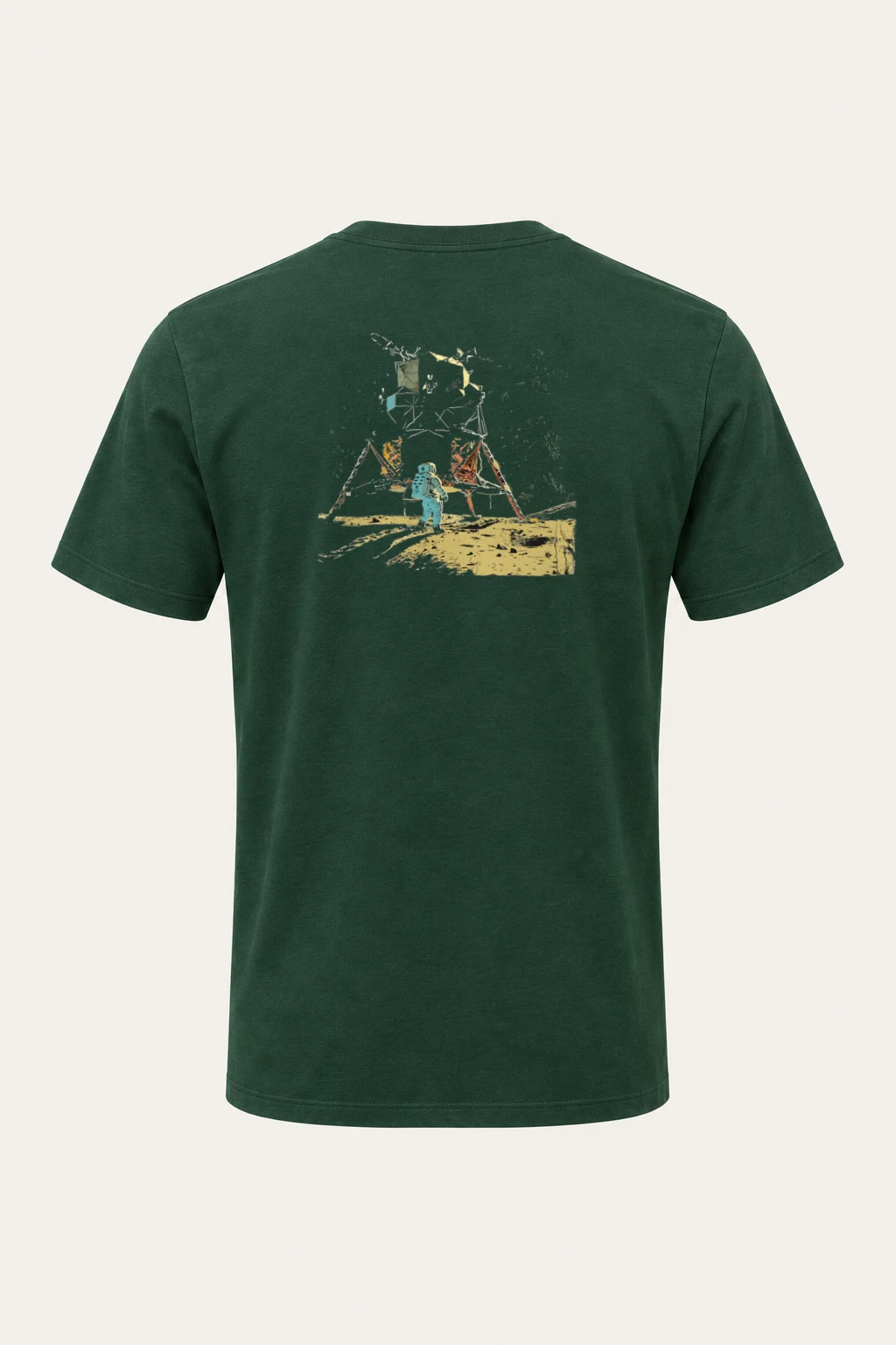 "Lunar Wreck Explorer" Heavyweight Unisex Crewneck T-shirt | Gildan 5000