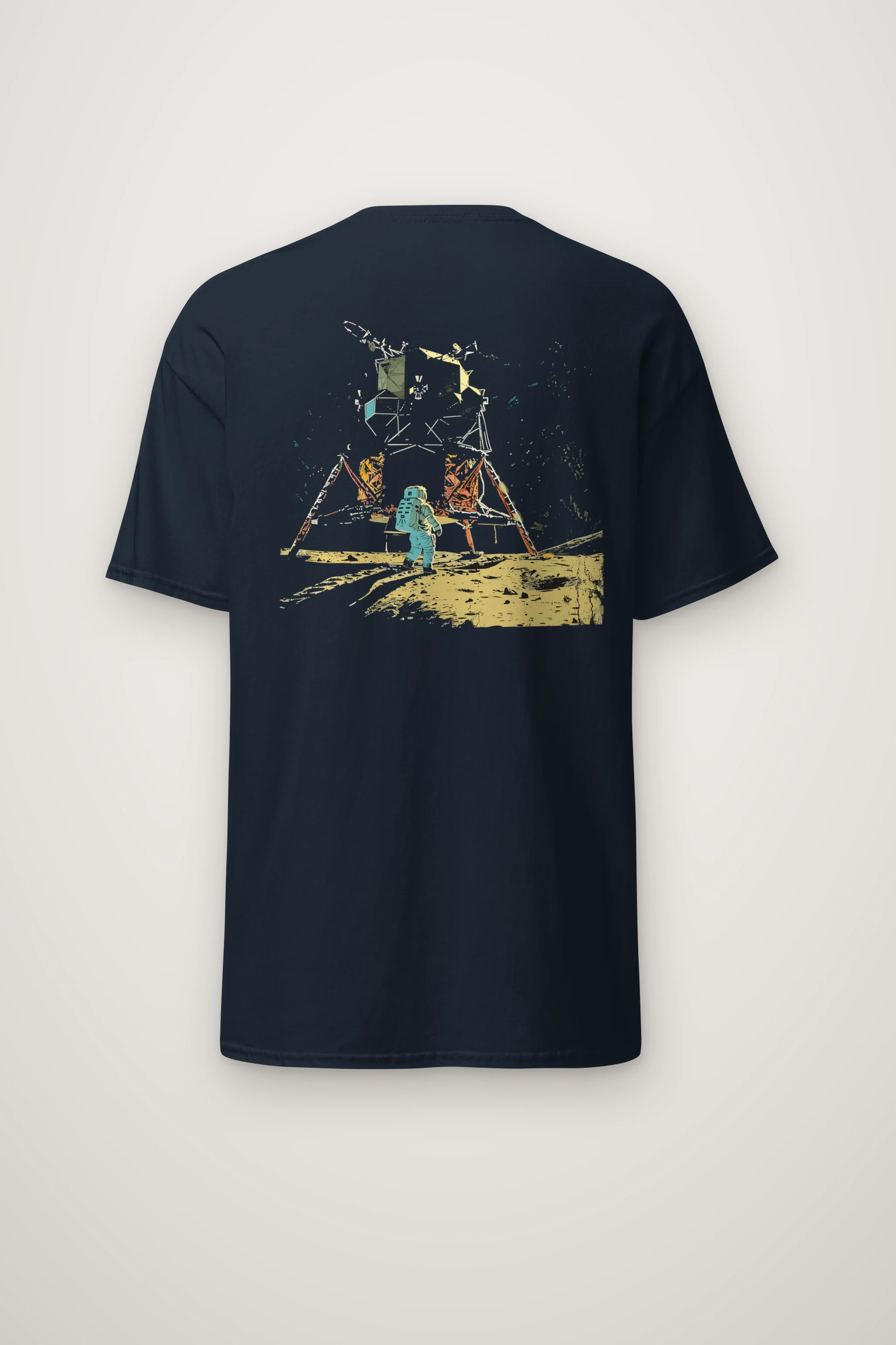 "Lunar Wreck Explorer" Heavyweight Unisex Crewneck T-shirt