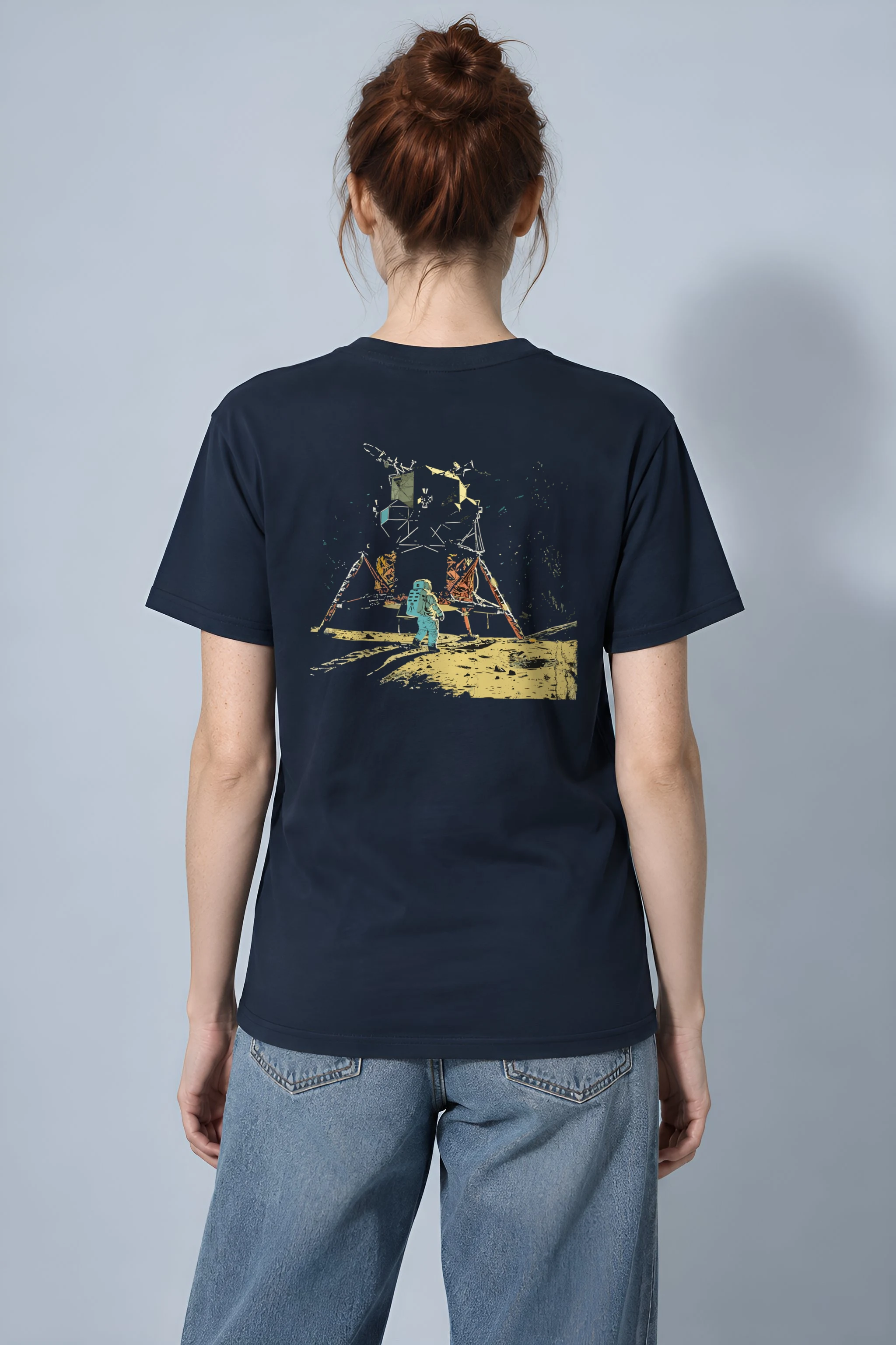 "Lunar Wreck Explorer" Heavyweight Unisex Crewneck T-shirt