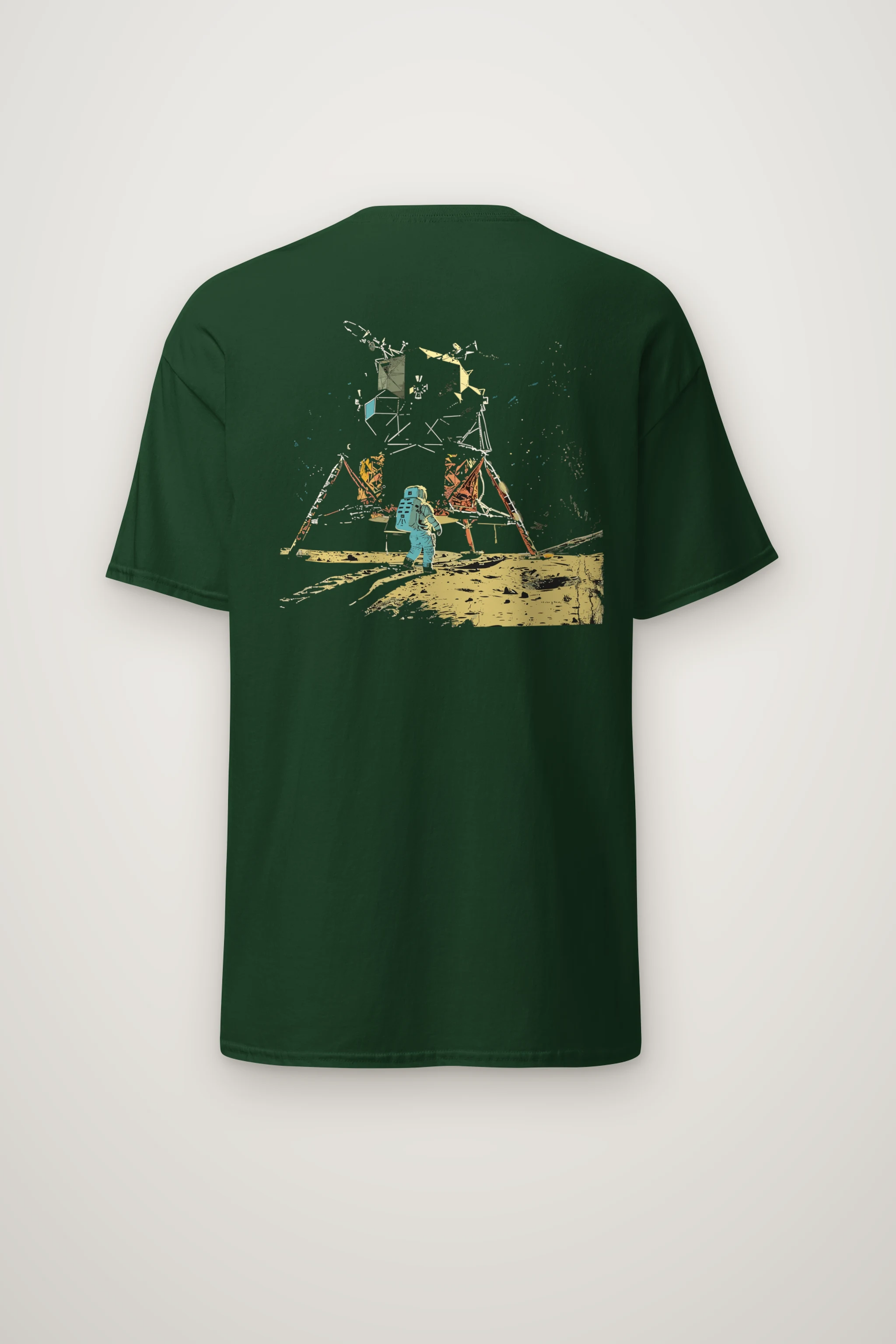 "Lunar Wreck Explorer" Heavyweight Unisex Crewneck T-shirt