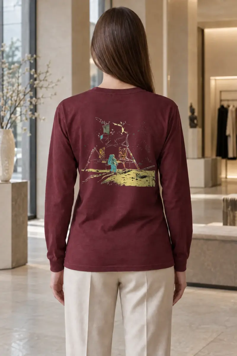 "Lunar Wreck Explorer" Unisex Longsleeve T-shirt | Gildan 2400