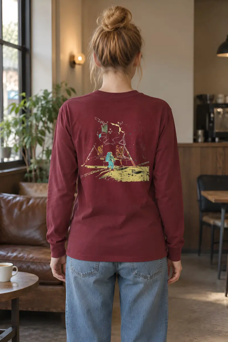 "Lunar Wreck Explorer" Unisex Longsleeve T-shirt
