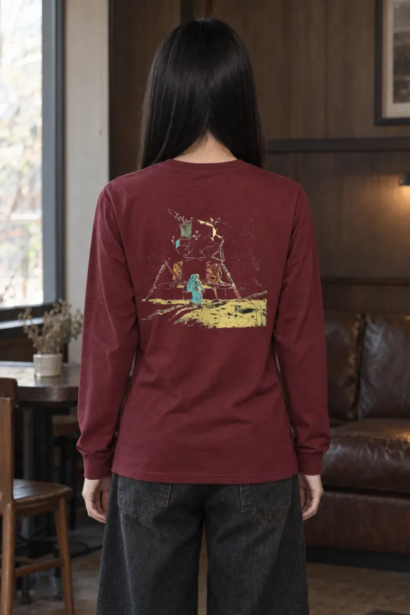 "Lunar Wreck Explorer" Unisex Longsleeve T-shirt