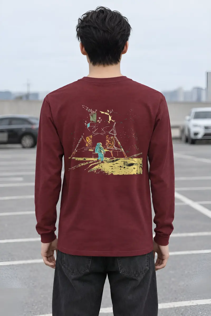 "Lunar Wreck Explorer" Unisex Longsleeve T-shirt