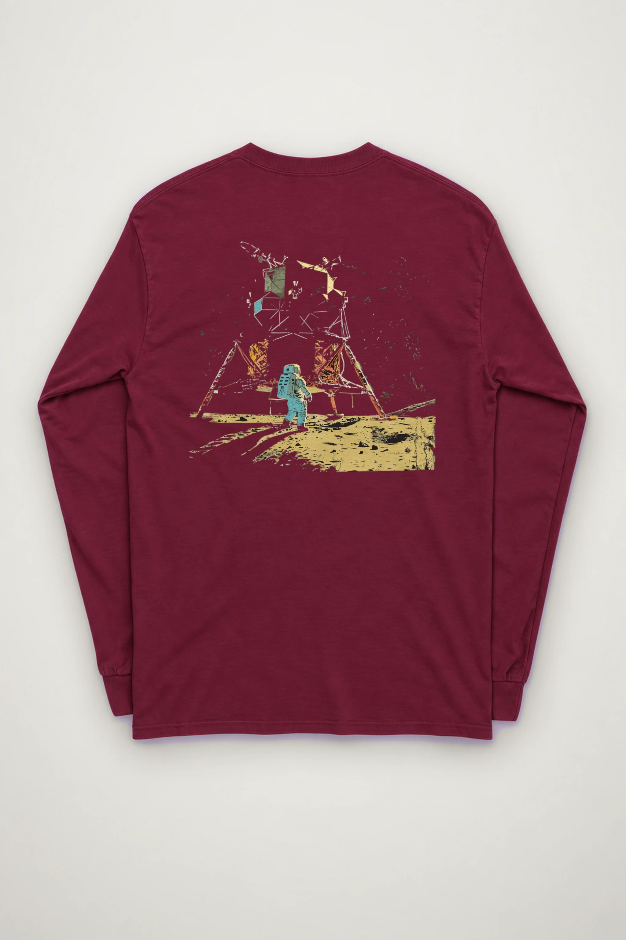 "Lunar Wreck Explorer" Unisex Longsleeve T-shirt