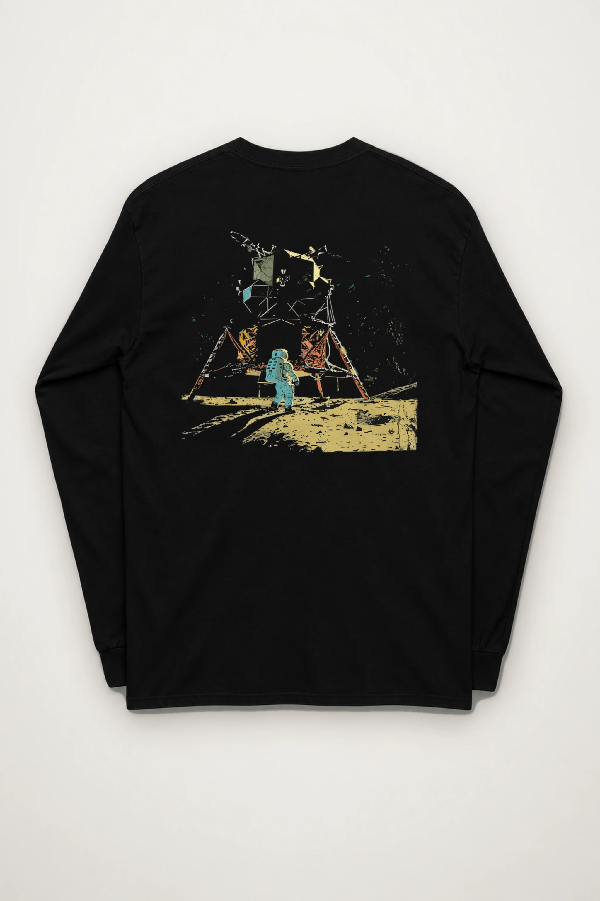 "Lunar Wreck Explorer" Unisex Longsleeve T-shirt