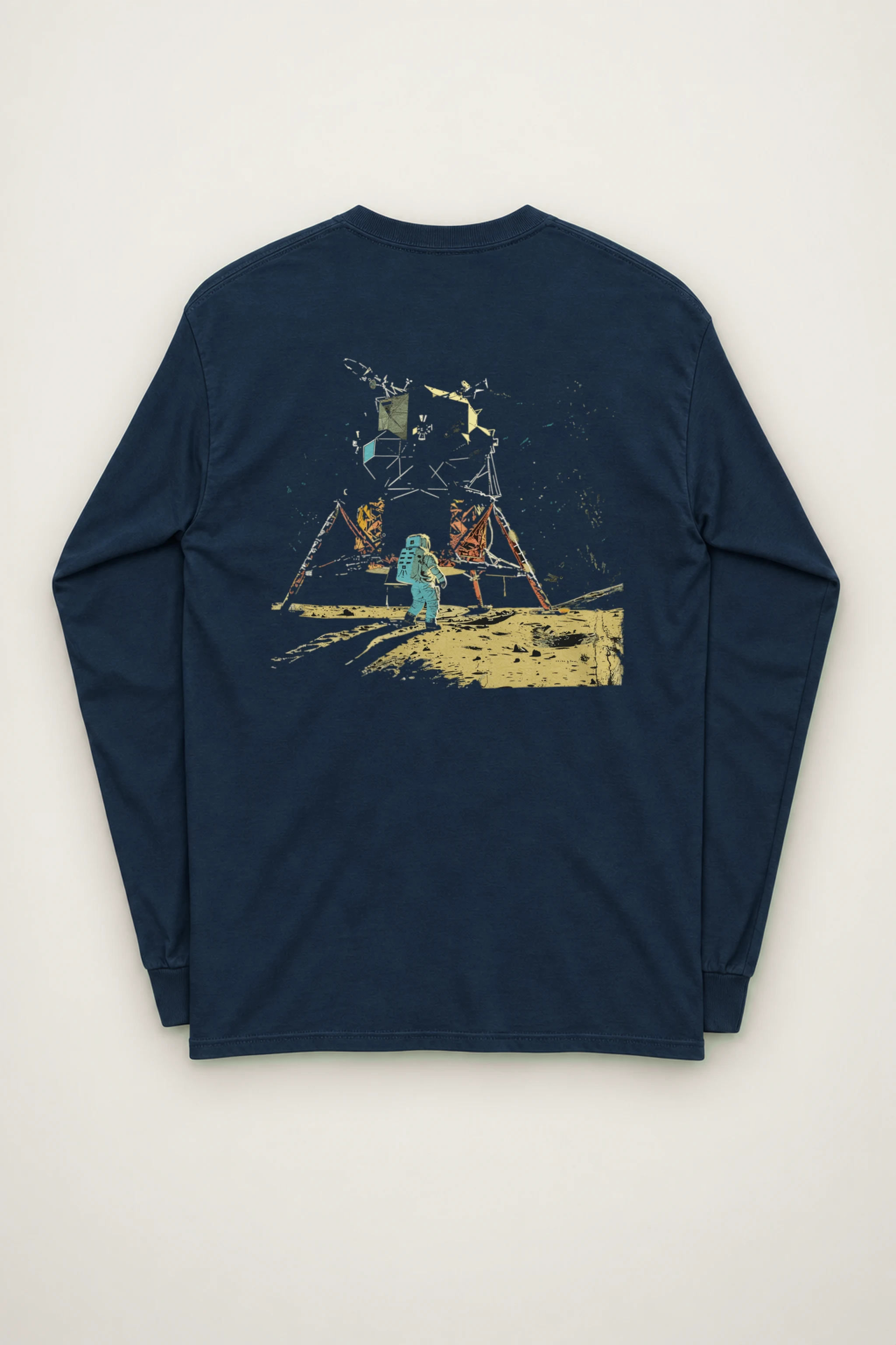 "Lunar Wreck Explorer" Unisex Longsleeve T-shirt