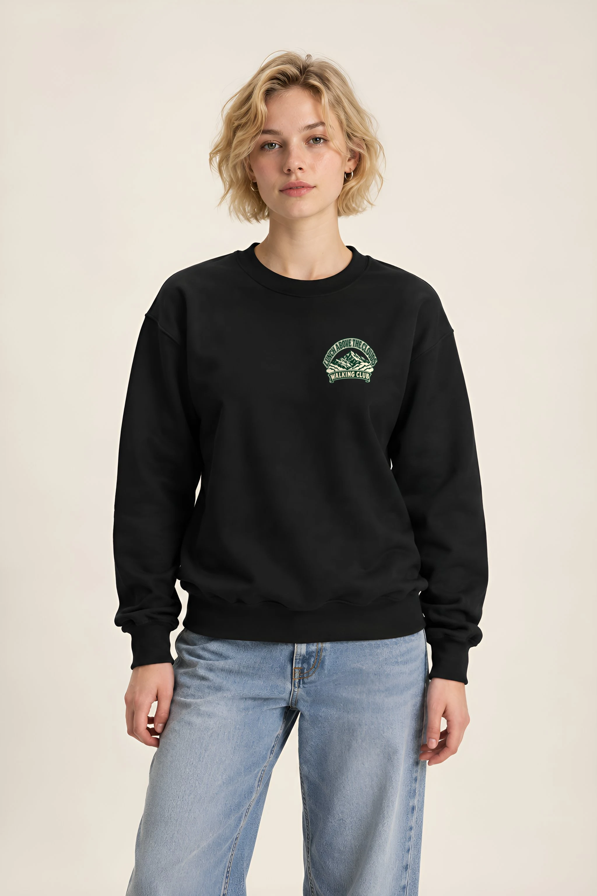 "Lunch Above the Clouds" Heavy Blend Unisex Crewneck Sweatshirt
