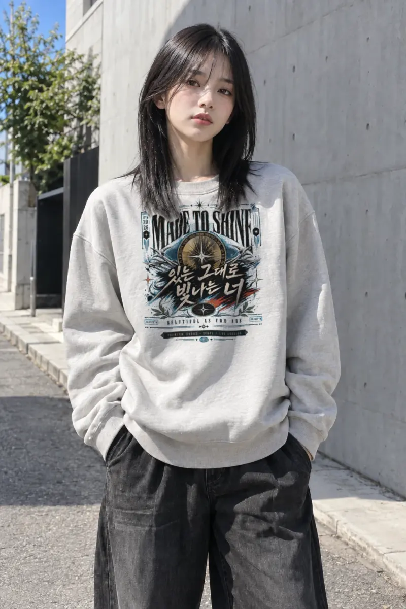 "Made To Shine" Heavy Blend Unisex Crewneck Sweatshirt | Gildan 18000