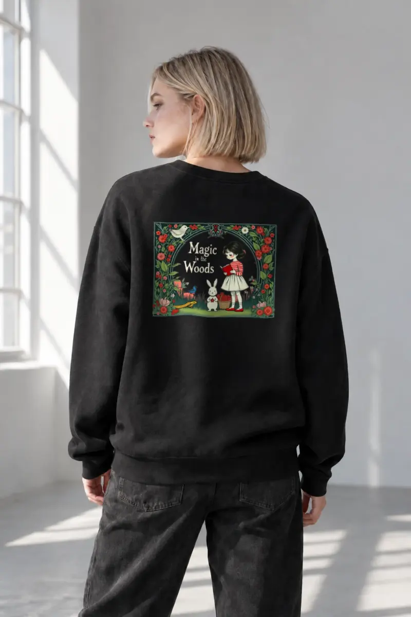 "Magic In The Woods" Heavy Blend Unisex Crewneck Sweatshirt | Gildan 18000