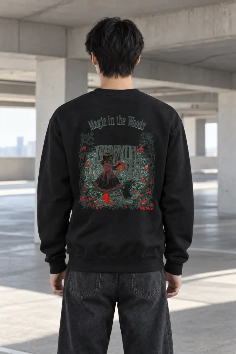 "Magic In The Woods" Heavy Blend Unisex Crewneck Sweatshirt | Gildan 18000