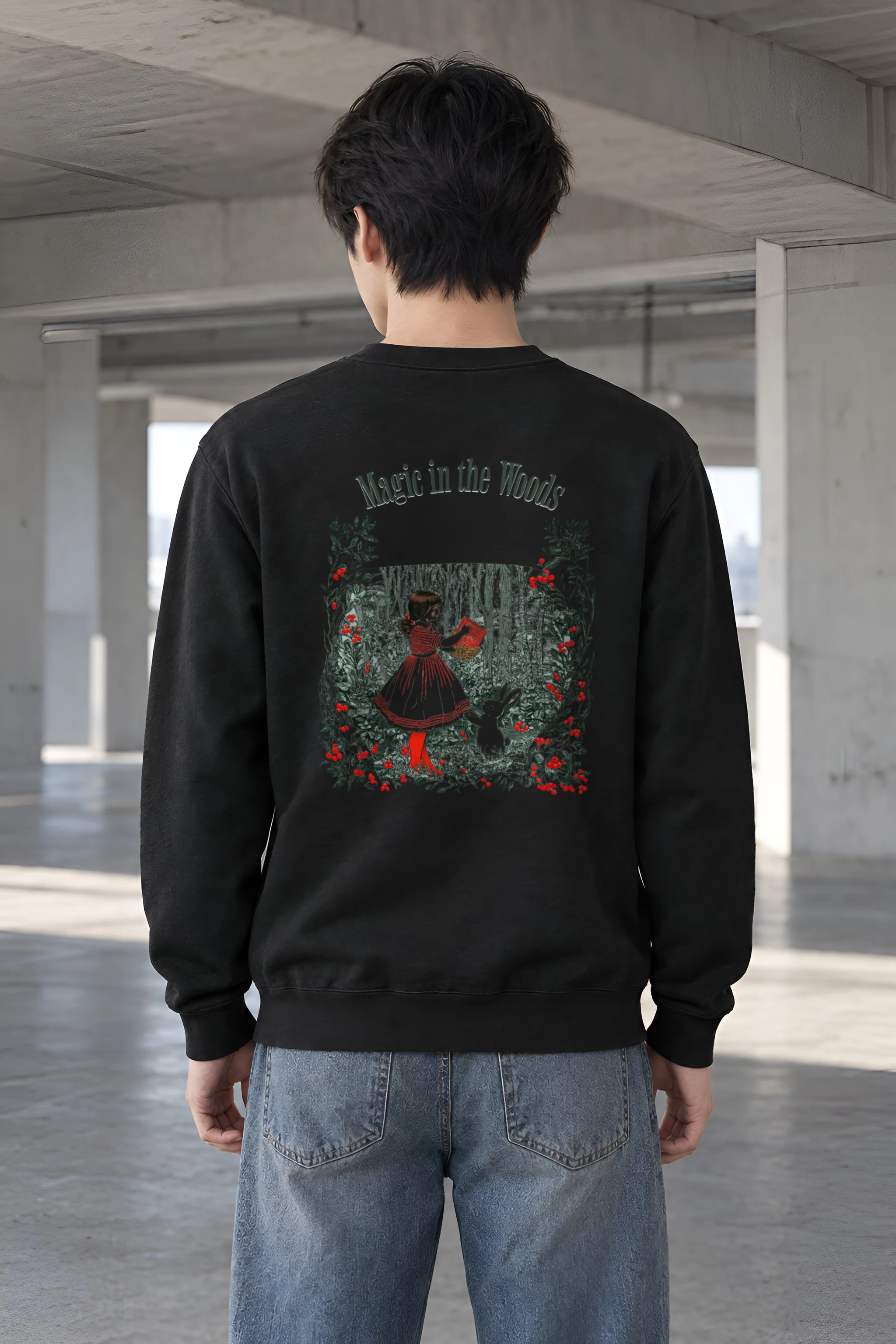 "Magic In The Woods" Heavy Blend Unisex Crewneck Sweatshirt