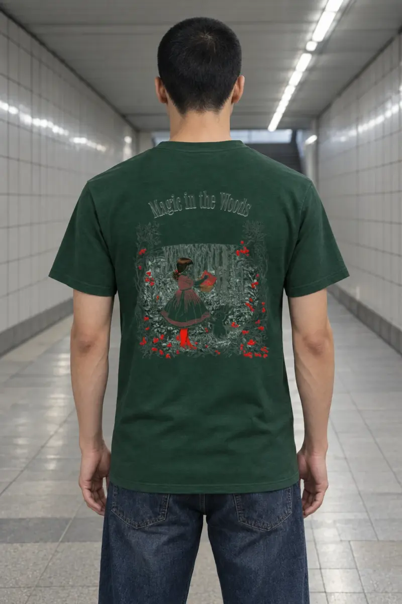 "Magic In The Woods" Heavyweight Unisex Crewneck T-shirt | Gildan 5000