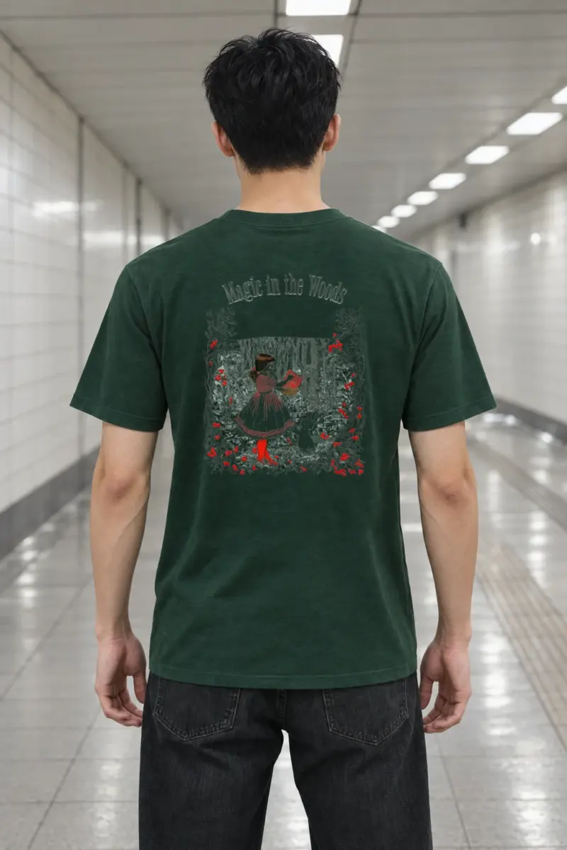 "Magic In The Woods" Heavyweight Unisex Crewneck T-shirt