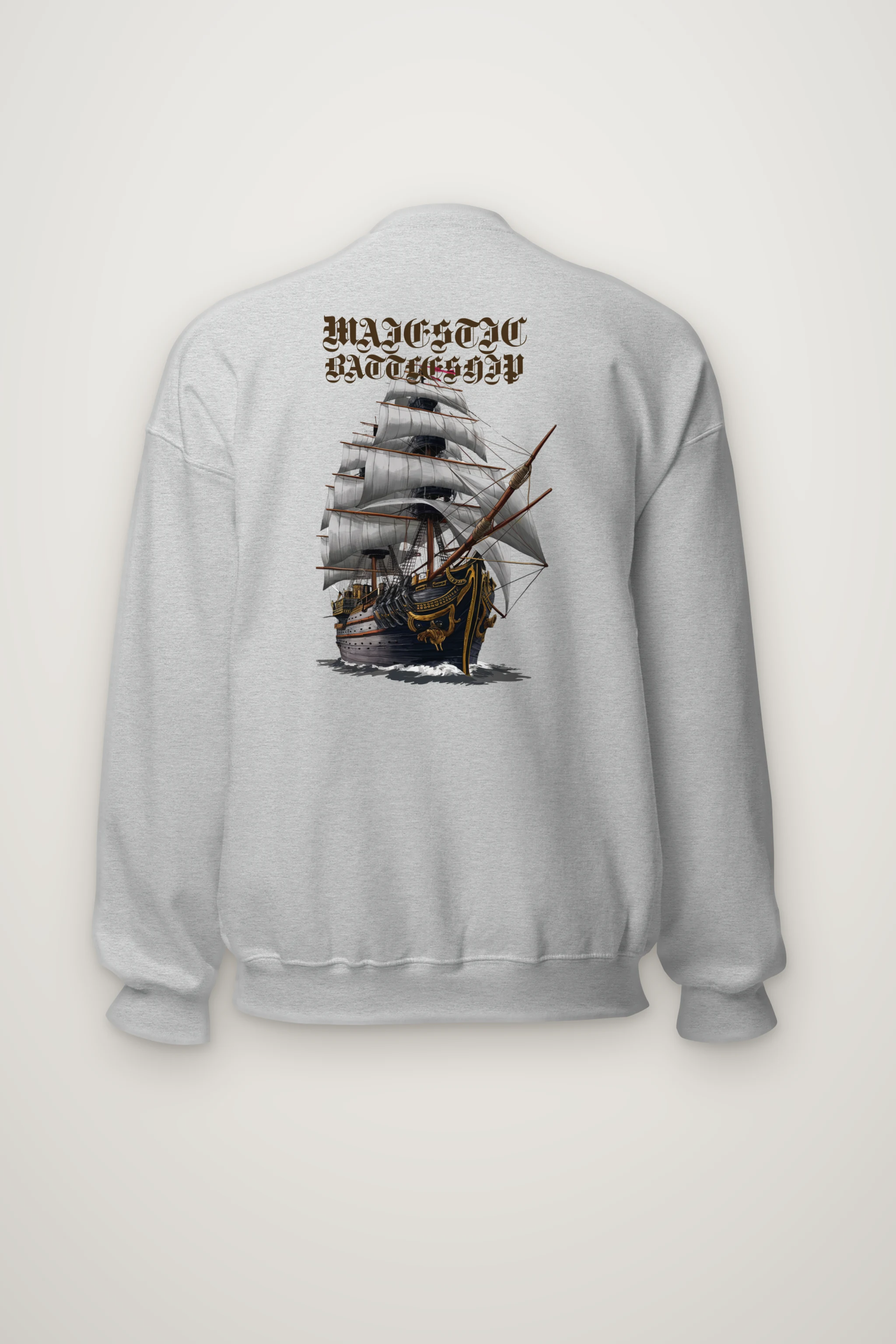 "Majestic Battleship" Heavy Blend Unisex Crewneck Sweatshirt