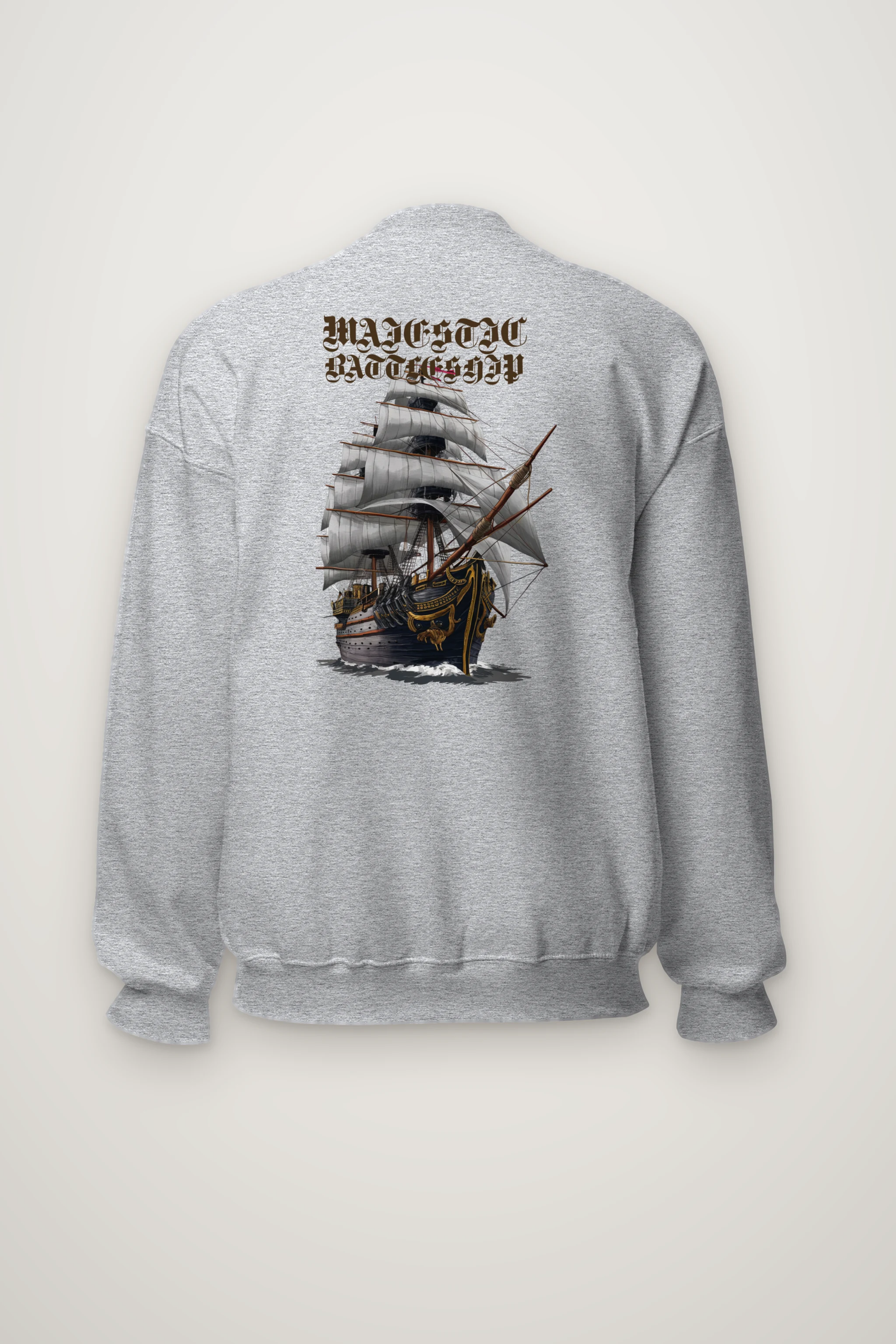 "Majestic Battleship" Heavy Blend Unisex Crewneck Sweatshirt