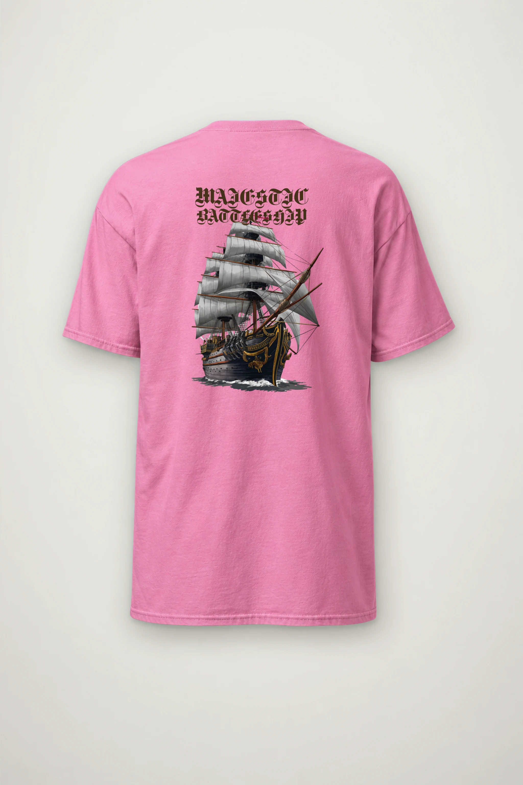 "Majestic Battleship" Heavyweight Unisex Crewneck T-shirt