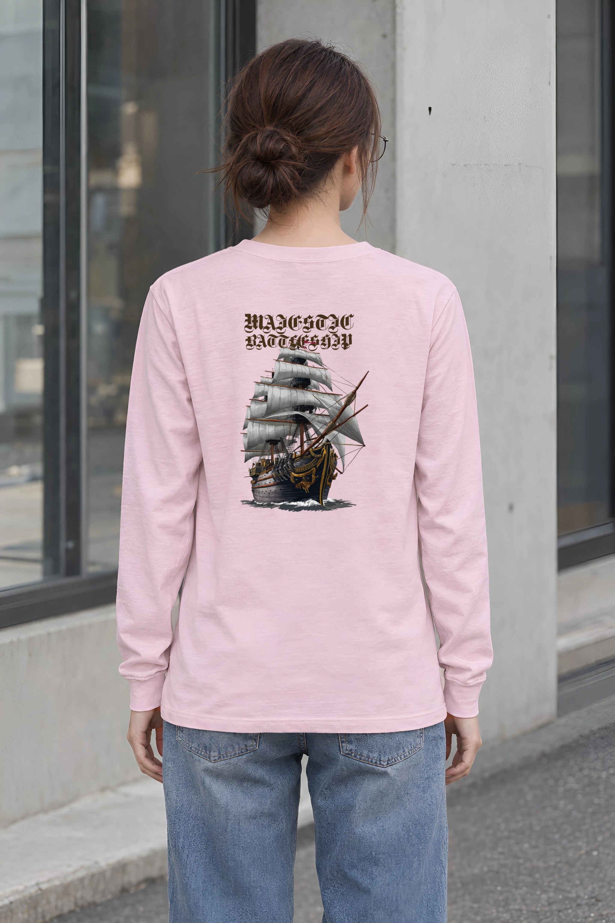 "Majestic Battleship" Unisex Longsleeve T-shirt
