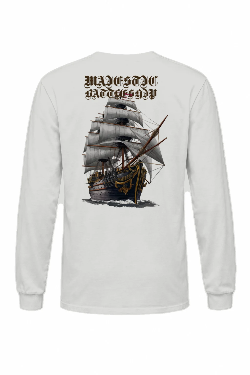 "Majestic Battleship" Unisex Longsleeve T-shirt | Gildan 2400