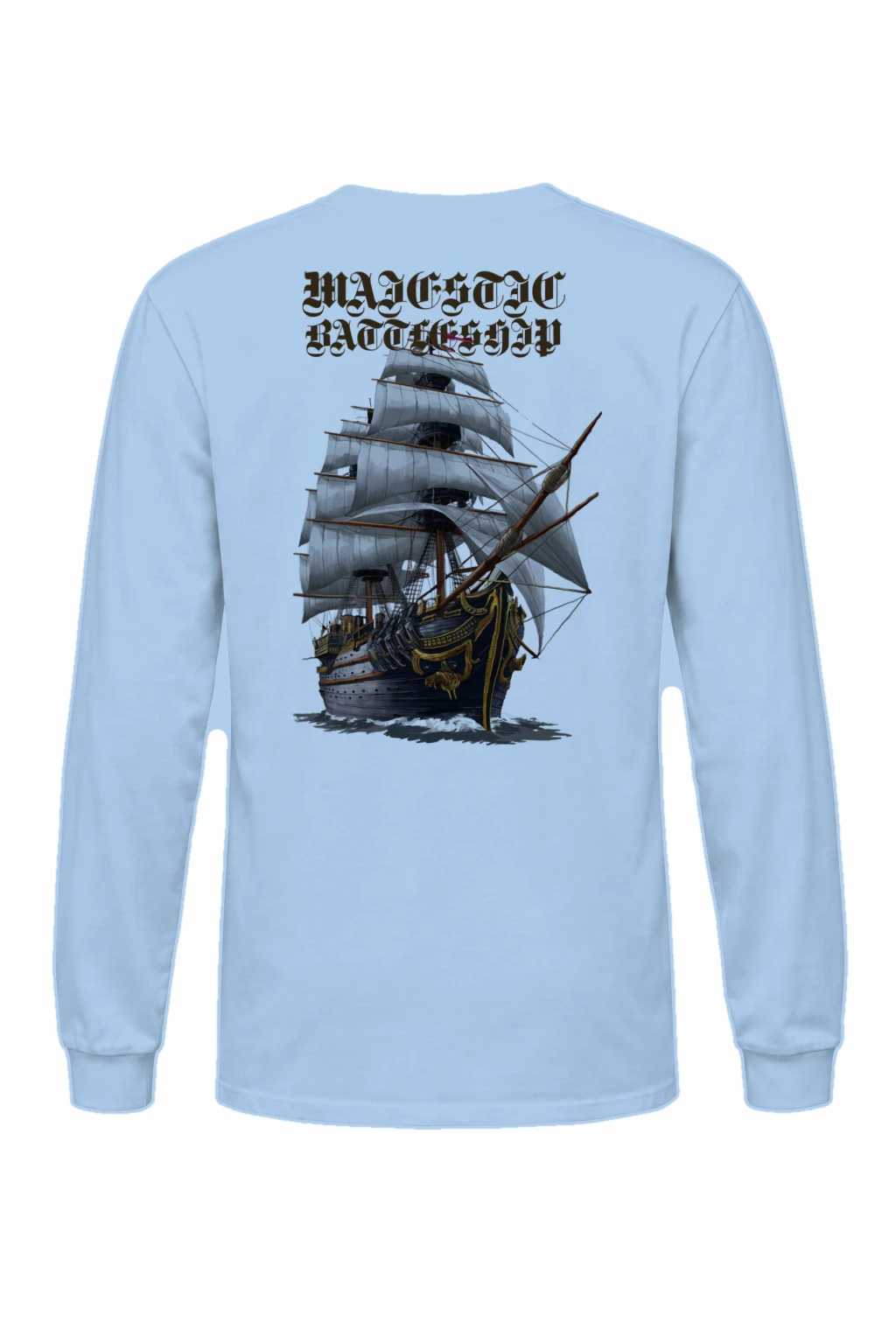 "Majestic Battleship" Unisex Longsleeve T-shirt | Gildan 2400