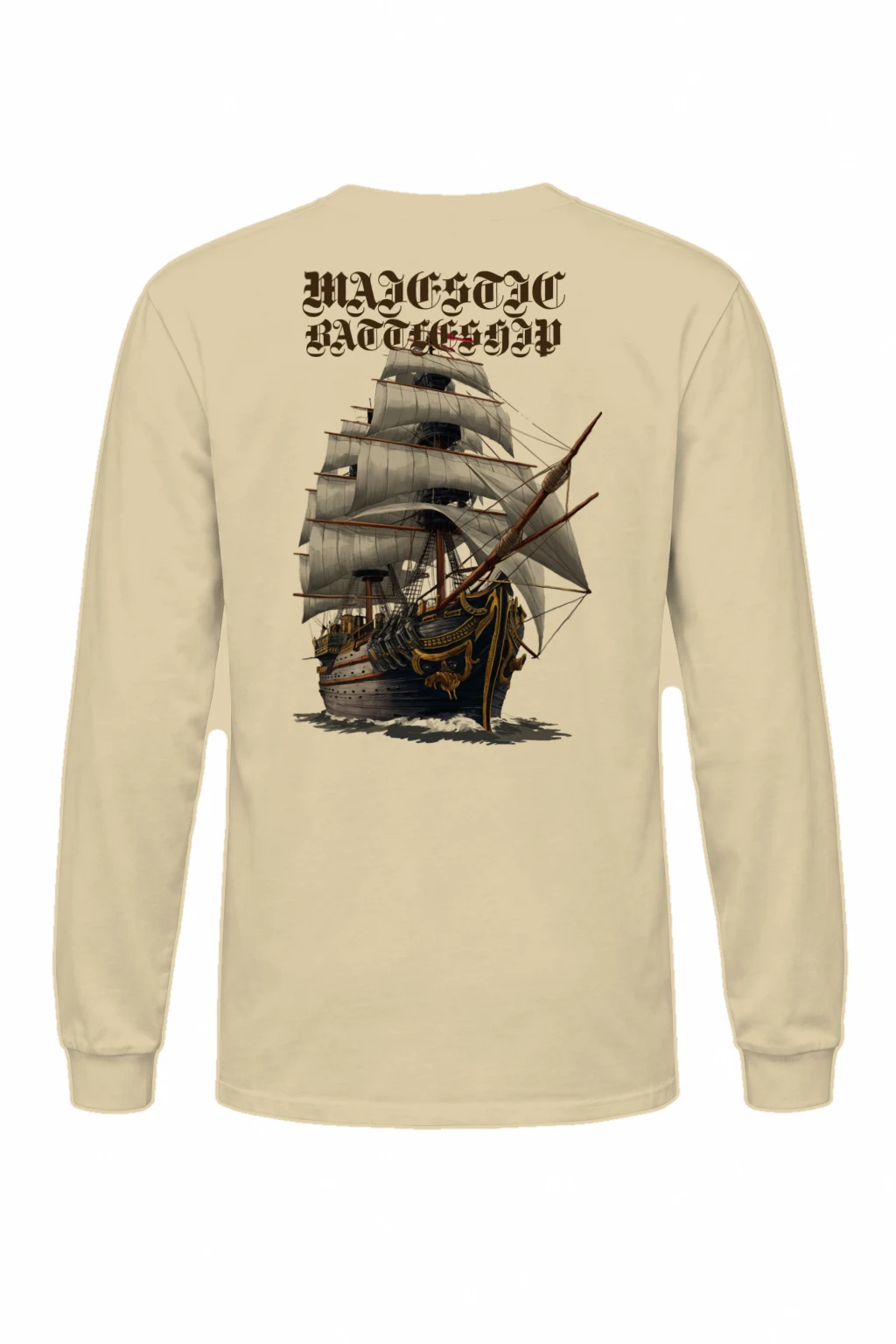 "Majestic Battleship" Unisex Longsleeve T-shirt | Gildan 2400