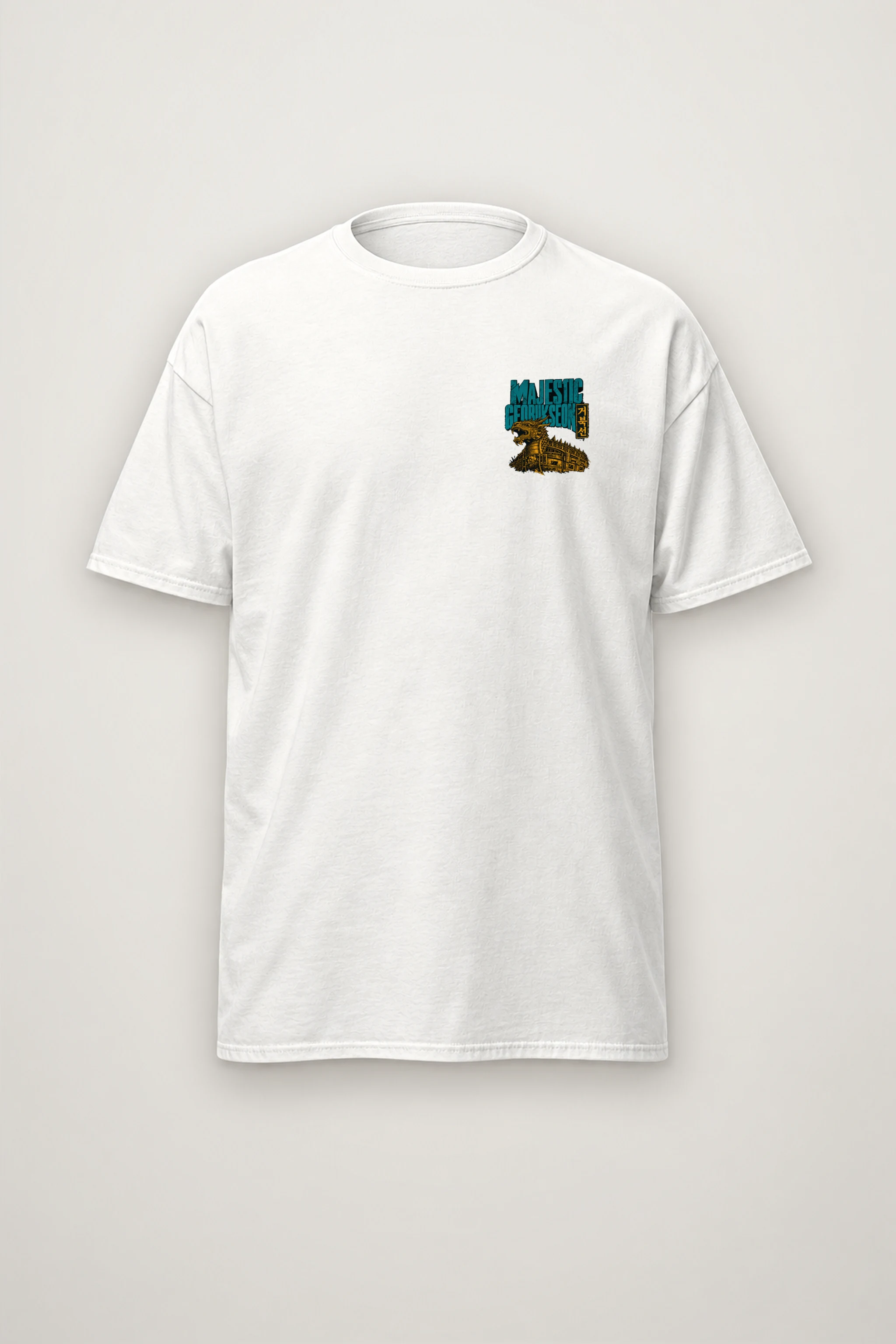 "Majestic Geobukseon · Admiral Yi Sun-sin 이순신" Heavyweight Unisex Crewneck T-shirt