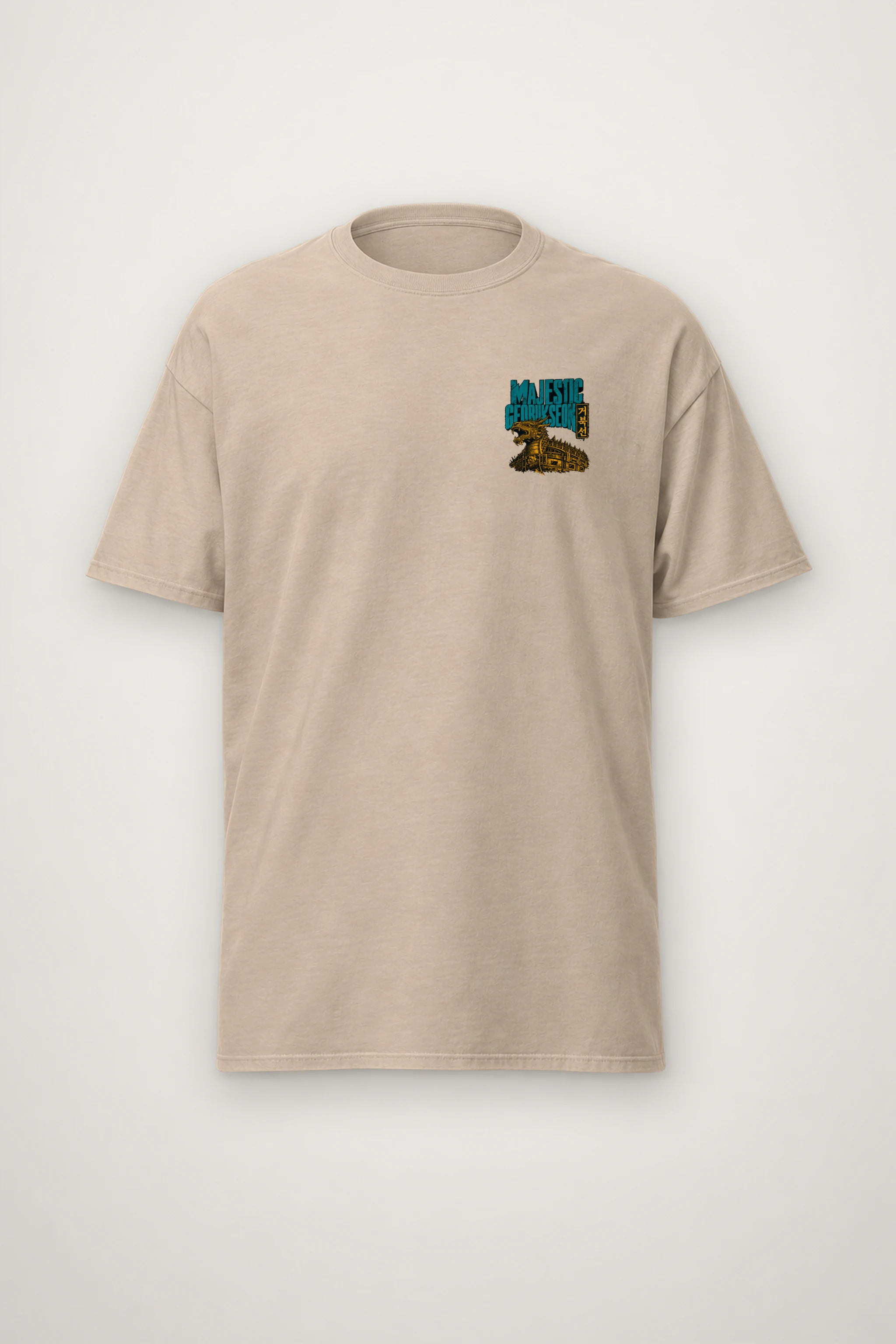 "Majestic Geobukseon · Admiral Yi Sun-sin 이순신" Heavyweight Unisex Crewneck T-shirt