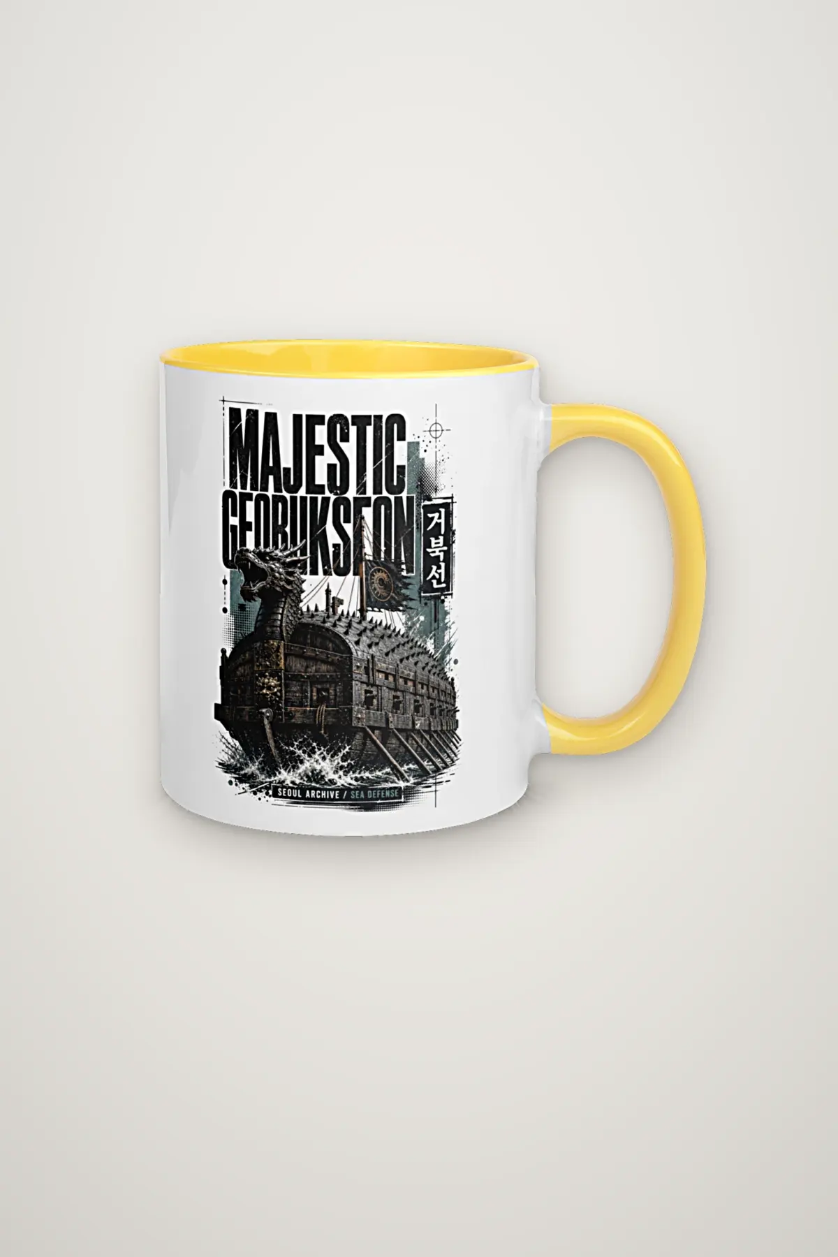 "Majestic Geobukseon Sea Defense" 11oz Ceramic Mug