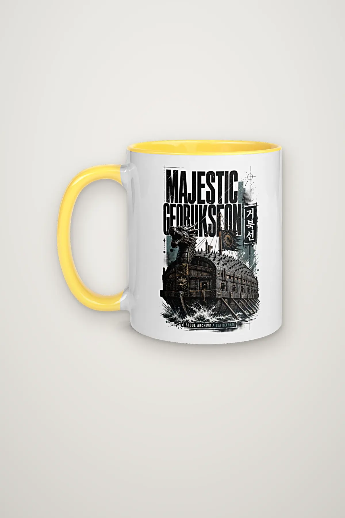 "Majestic Geobukseon Sea Defense" 11oz Ceramic Mug