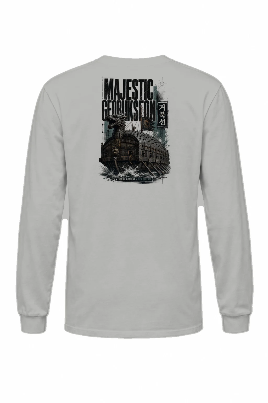 "Majestic Geobukseon" Unisex Longsleeve T-shirt | Gildan 2400